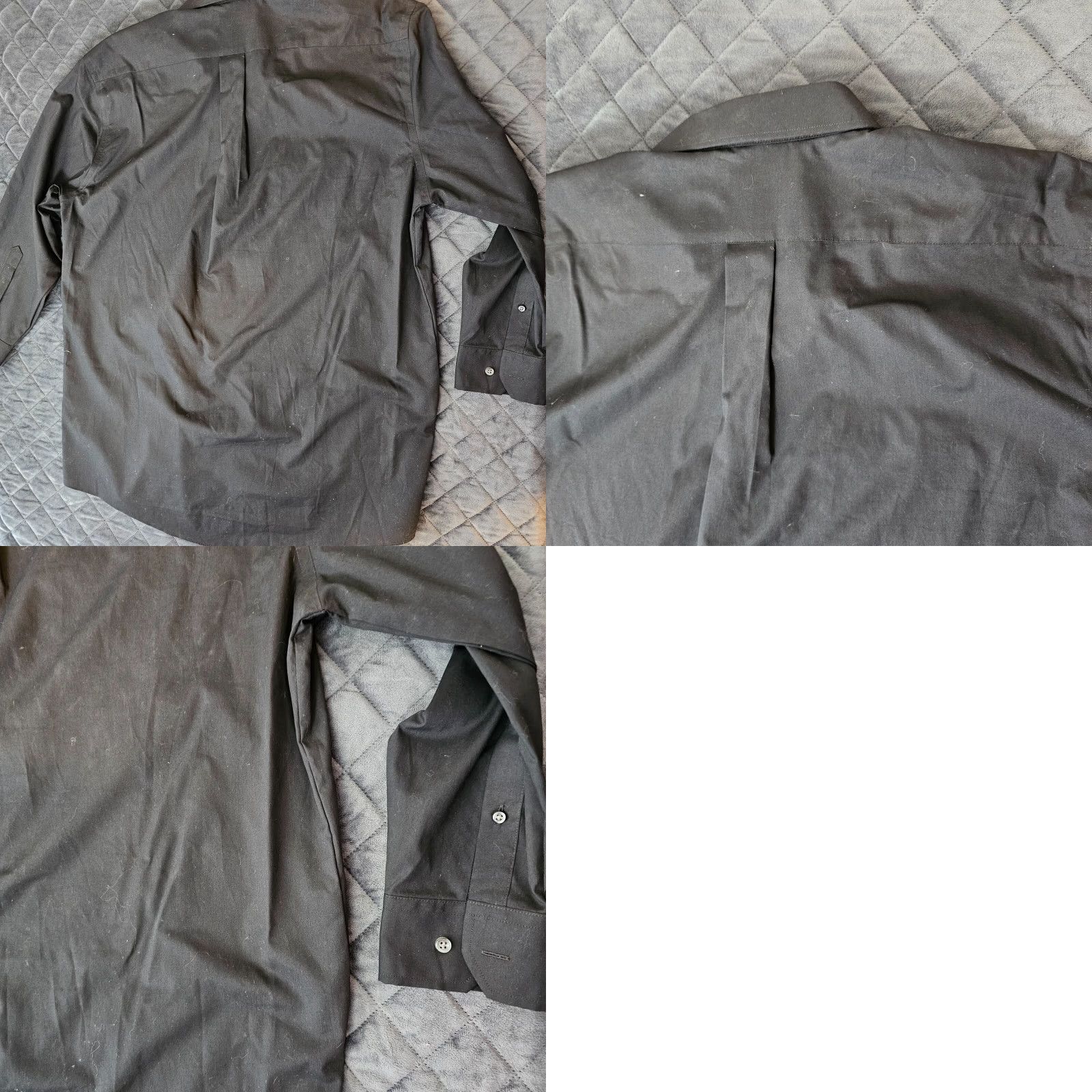 Stafford VINTAGE Stafford Button Up Shirt Travel Easy Care Black 17 32/33 Broadcloth Regular Men Dress Shirt Long Sleeve Collared Mens Size US XL / EU 56 / 4 - 8 Thumbnail