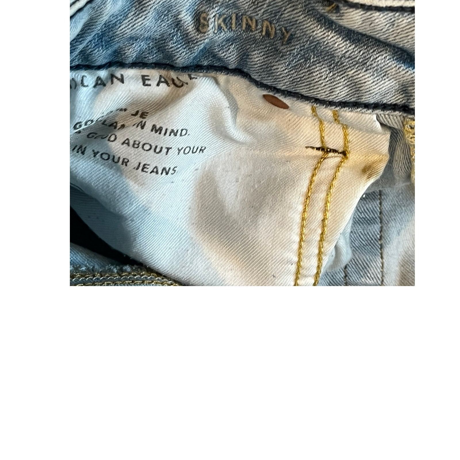 American Eagle Outfitters American Eagle Athletic Skinny Fit Jeans Mens 32x36 Size US 32 / EU 48 - 4 Thumbnail