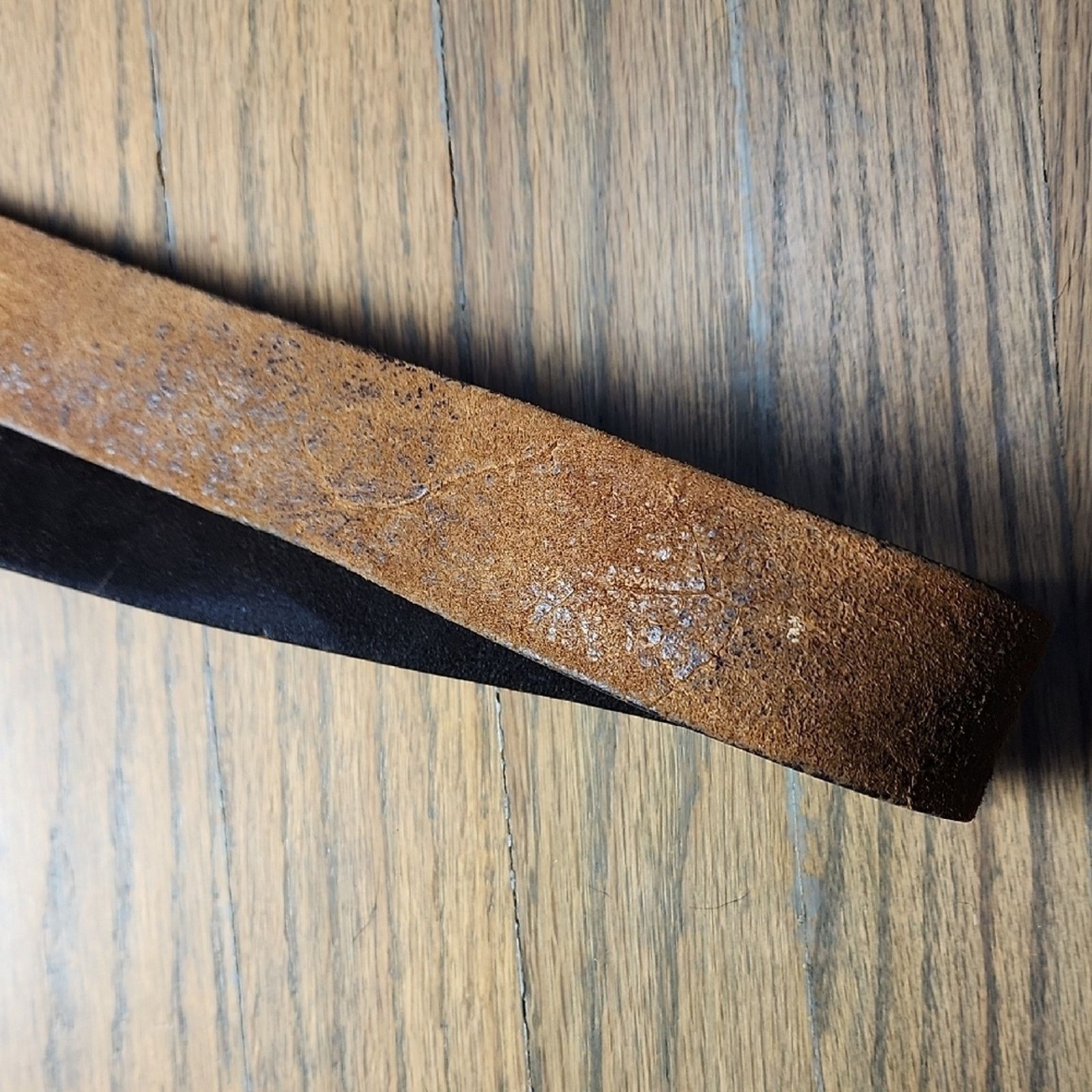 BKE BKE Nautical Belt with Brown Leather Strap Size ONE SIZE - 6 Thumbnail