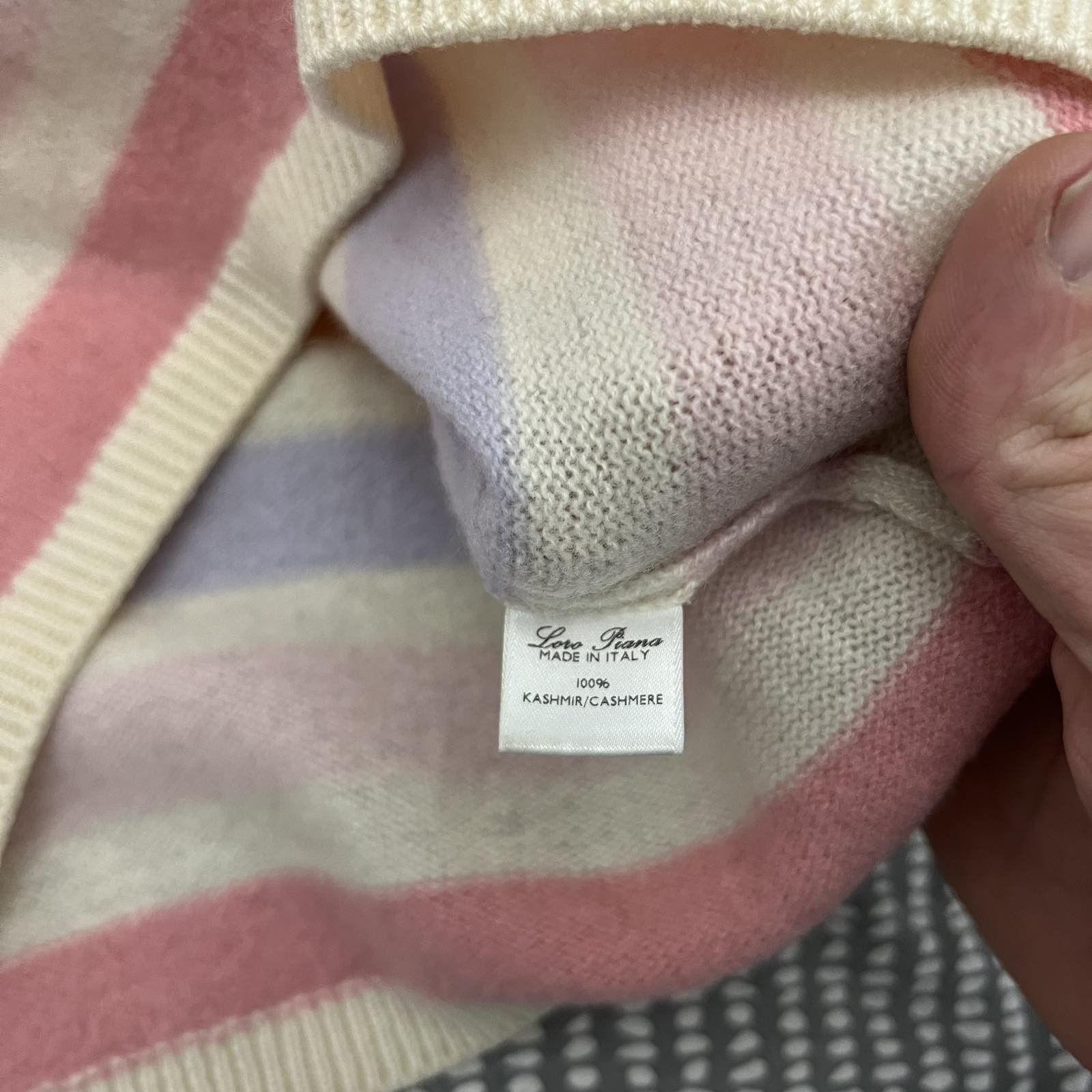 Loro Piana Loro Piana Cashmere striped Sweater Size S Size L / US 10 / IT 46 - 4 Thumbnail