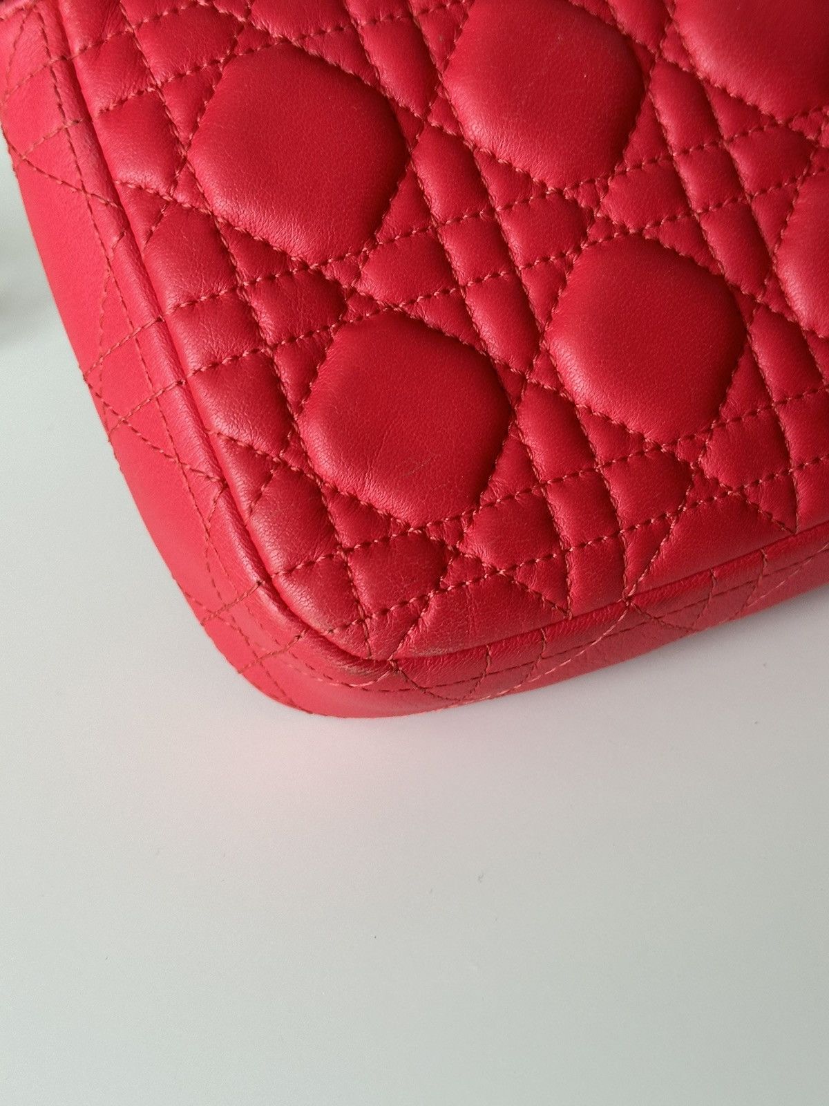 Christian Dior Monsieur DIOR Cannage Miss Dior Promenade Hot Pink Crossbody Bag Size ONE SIZE - 18 Thumbnail