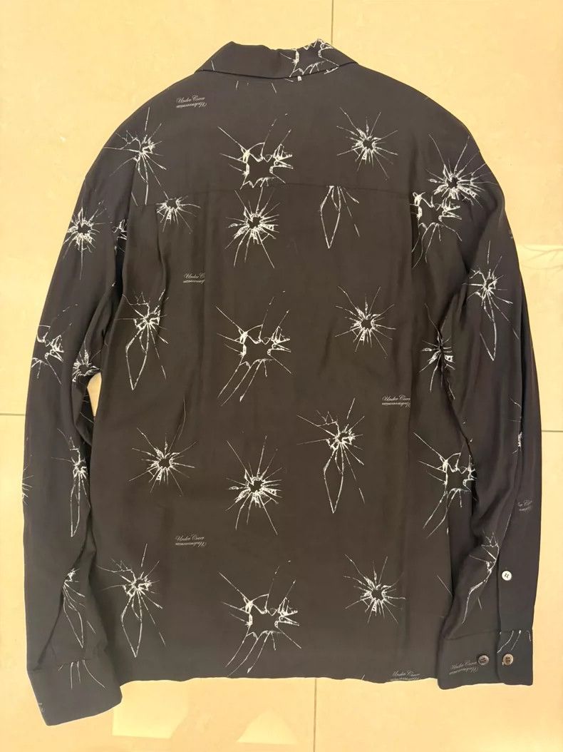 Undercover Undercover 20ss Broken Glass Print Cuban Collar Shirt Size US L / EU 52-54 / 3 - 2 Thumbnail
