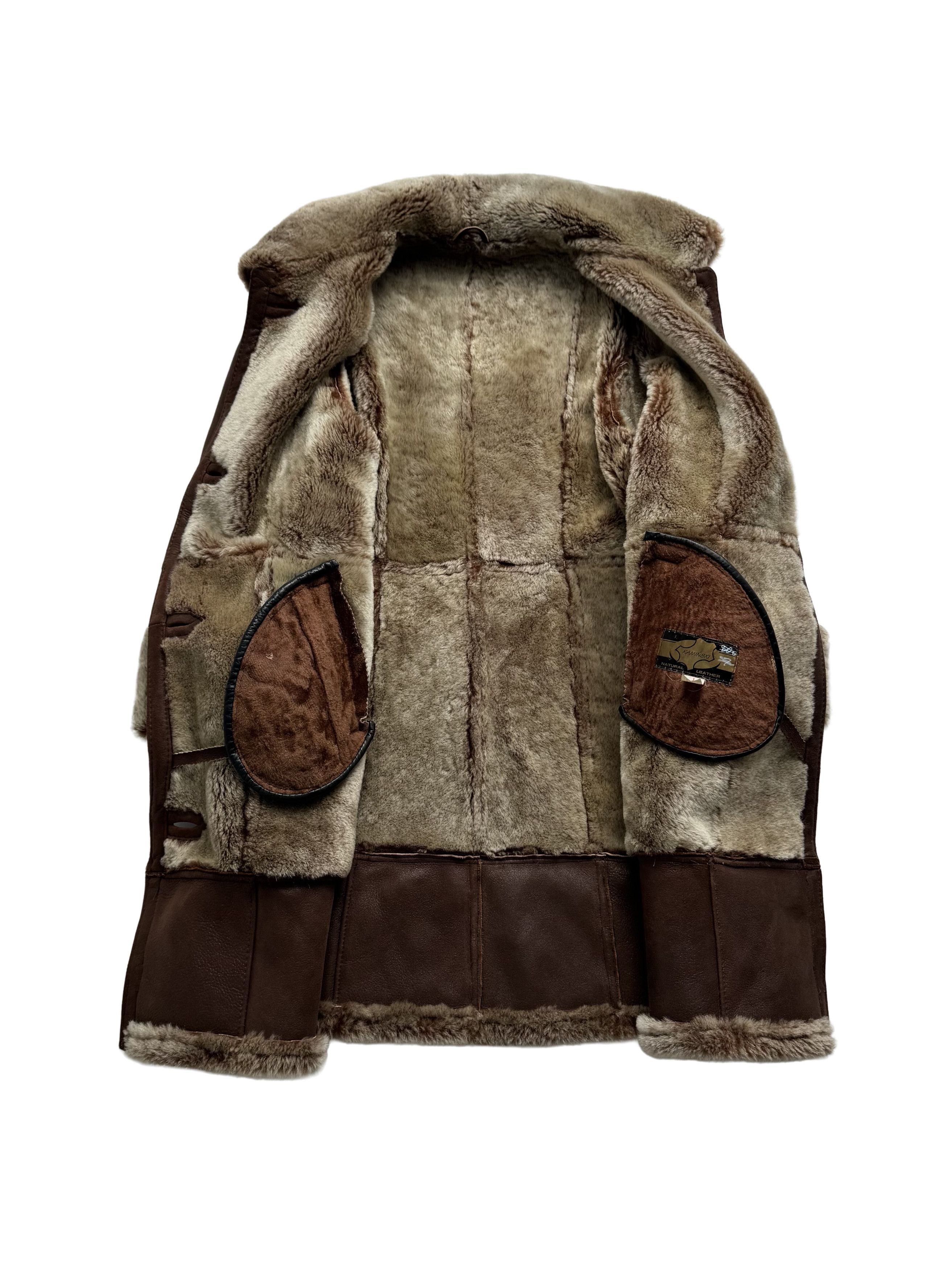 Vintage Vintage Real Sheepskin Coat Size L / US 10 / IT 46 - 11 Thumbnail