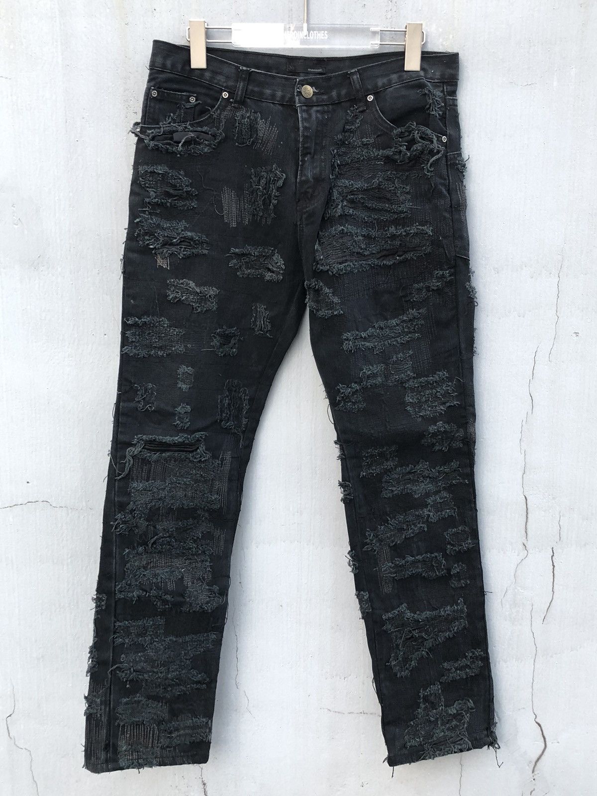 Image of Undercover Scab Denim Jeans in Black, Men's (Size 31)