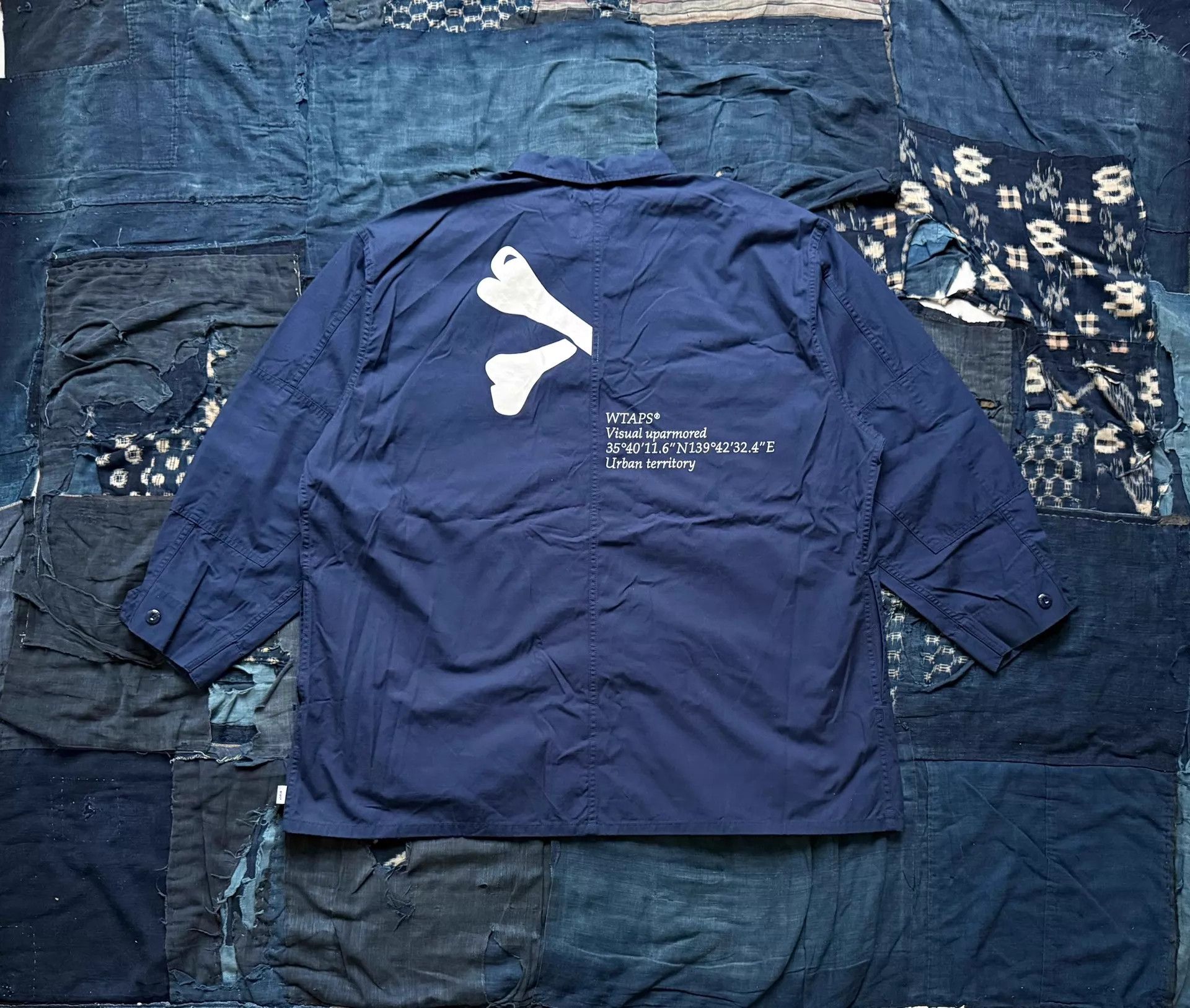 Wtaps Wtaps 18aw Guardian Blue M CNY Bones Limited Size US M / EU 48-50 / 2 - 1 Thumbnail