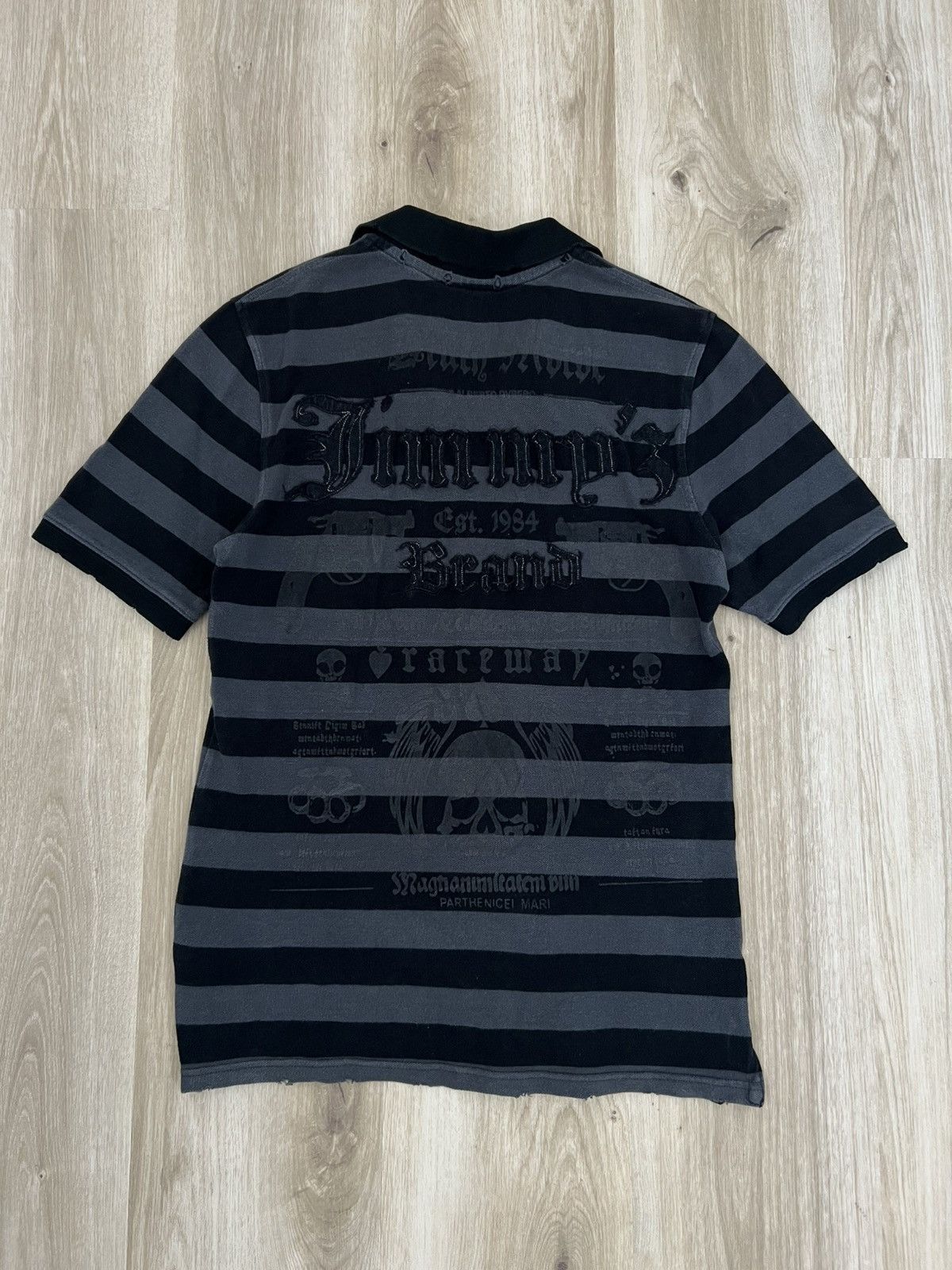 Japanese Brand Y2k drain jimmy’s brand drain affliction style polo Size US M / EU 48-50 / 2 - 4 Thumbnail