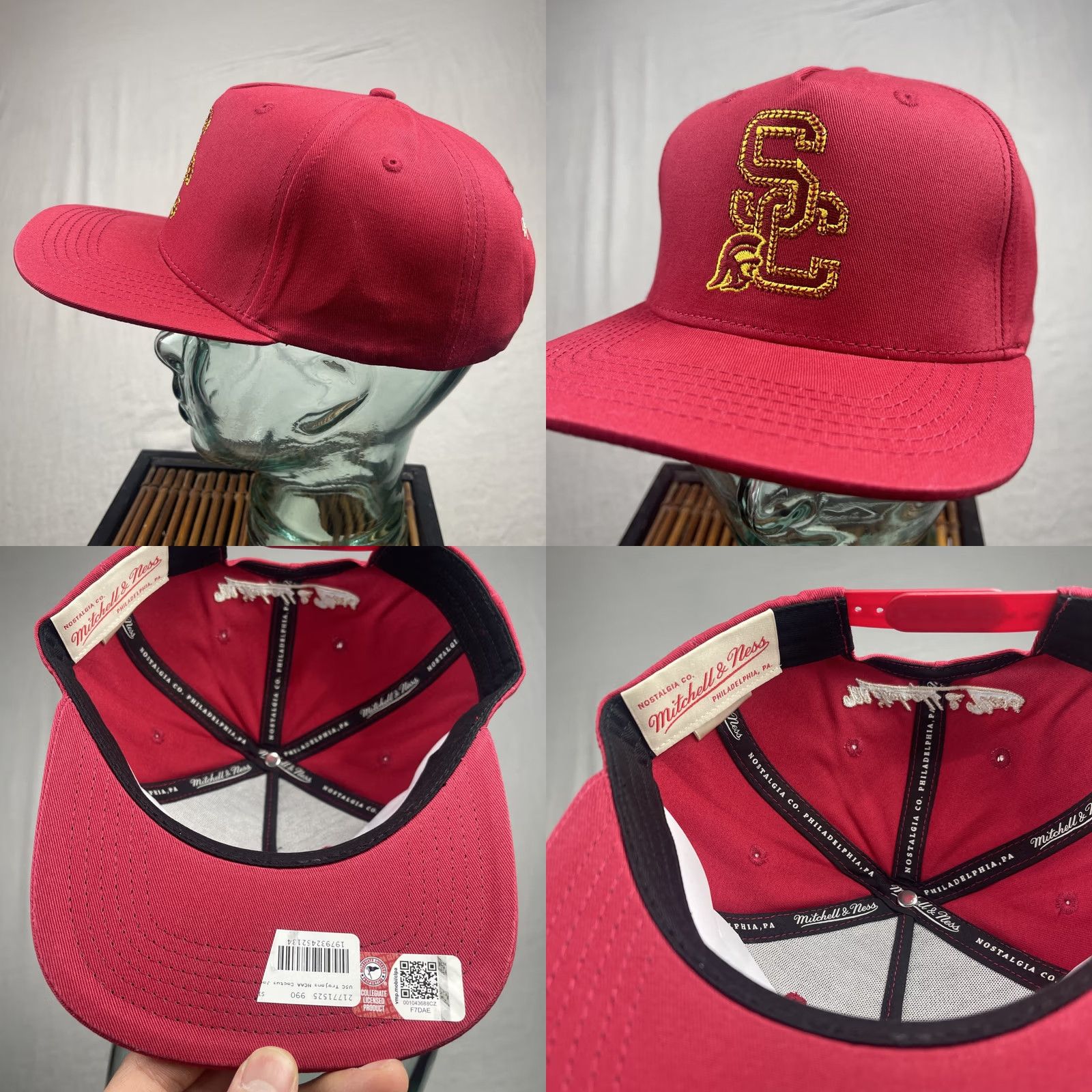 Mitchell & Ness Cactus Jack Cap Hat Mens Snap Back USC Trojans Mitchell & Ness Travis Scott NCAA Cap Hat Mens Snap Back USC Trojans Mitchell & Ness Travis Scott NCAA Size ONE SIZE - 8 Thumbnail