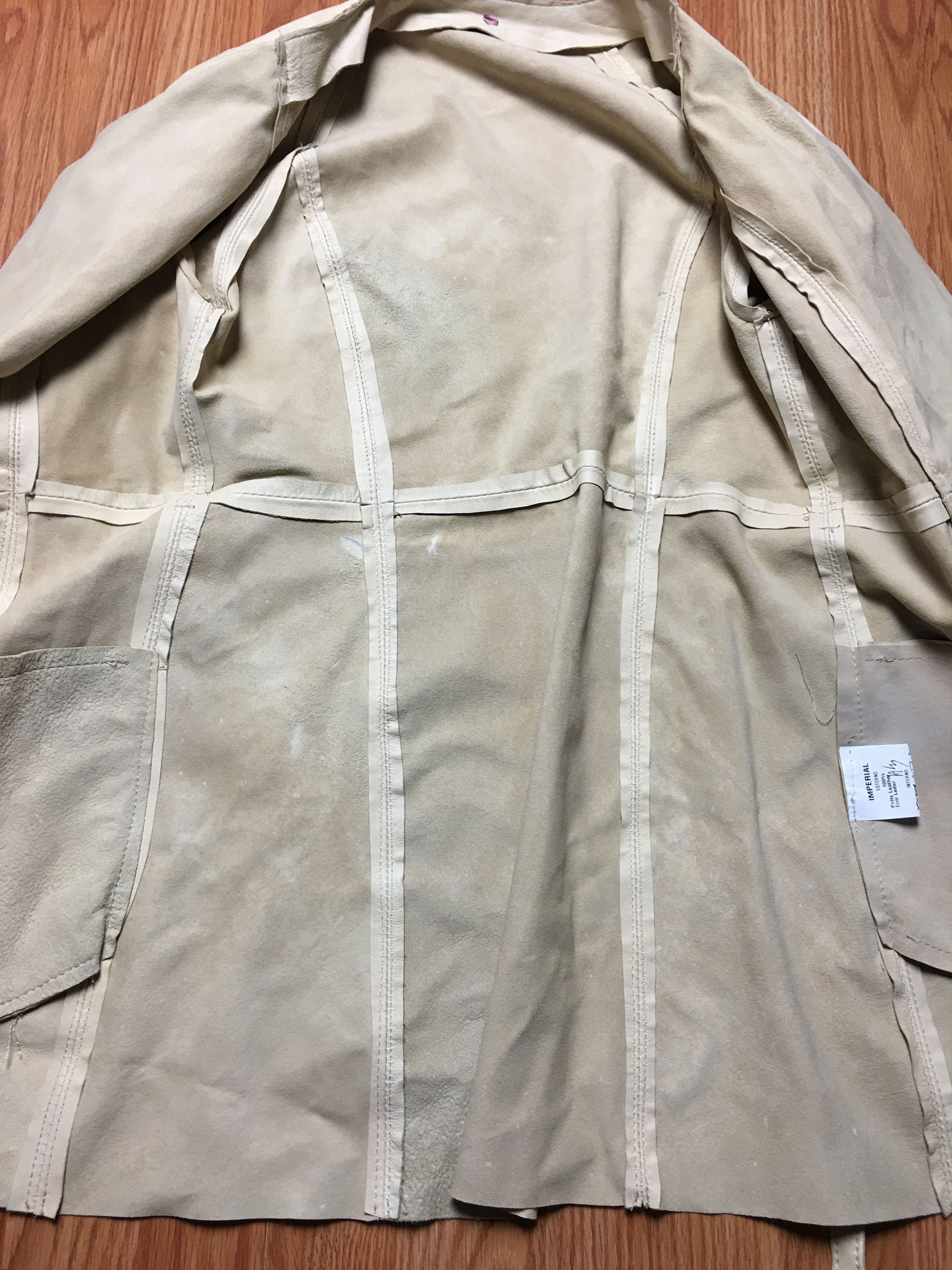 Imperial Imperial Ivory Leather Jacket Italy Size M / US 6-8 / IT 42-44 - 7 Thumbnail
