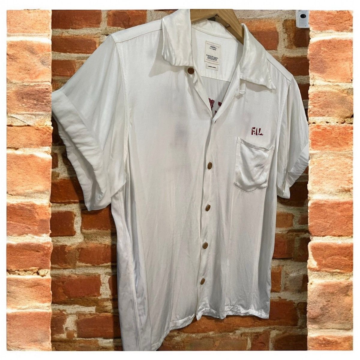 Visvim SS2017 Visvim Irving Camp-Collar "PEERLESS" Satin Shirt Size US M / EU 48-50 / 2 - 6 Thumbnail