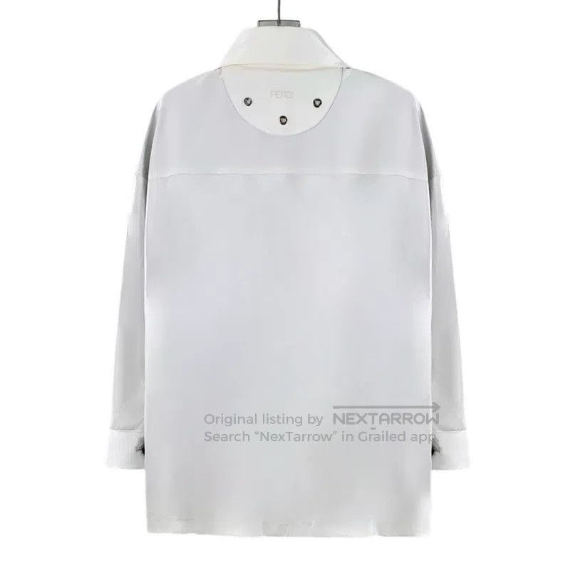 Fendi Fendi White inner logo full print patent leather lapel sin Size XXS / US 00 / IT 34 - 2 Thumbnail