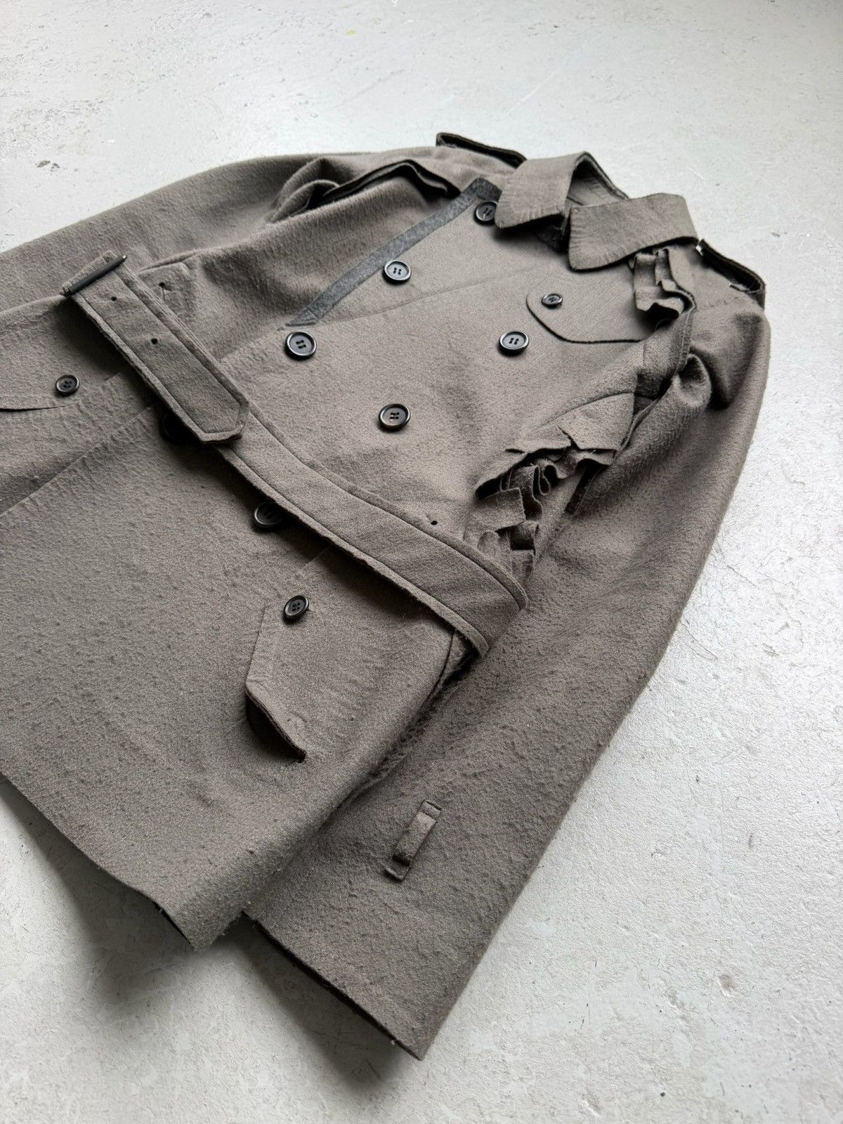 Undercover Undercover AW05 Arts & Crafts Wool Army Green Peacoat Size US S / EU 44-46 / 1 - 2 Thumbnail