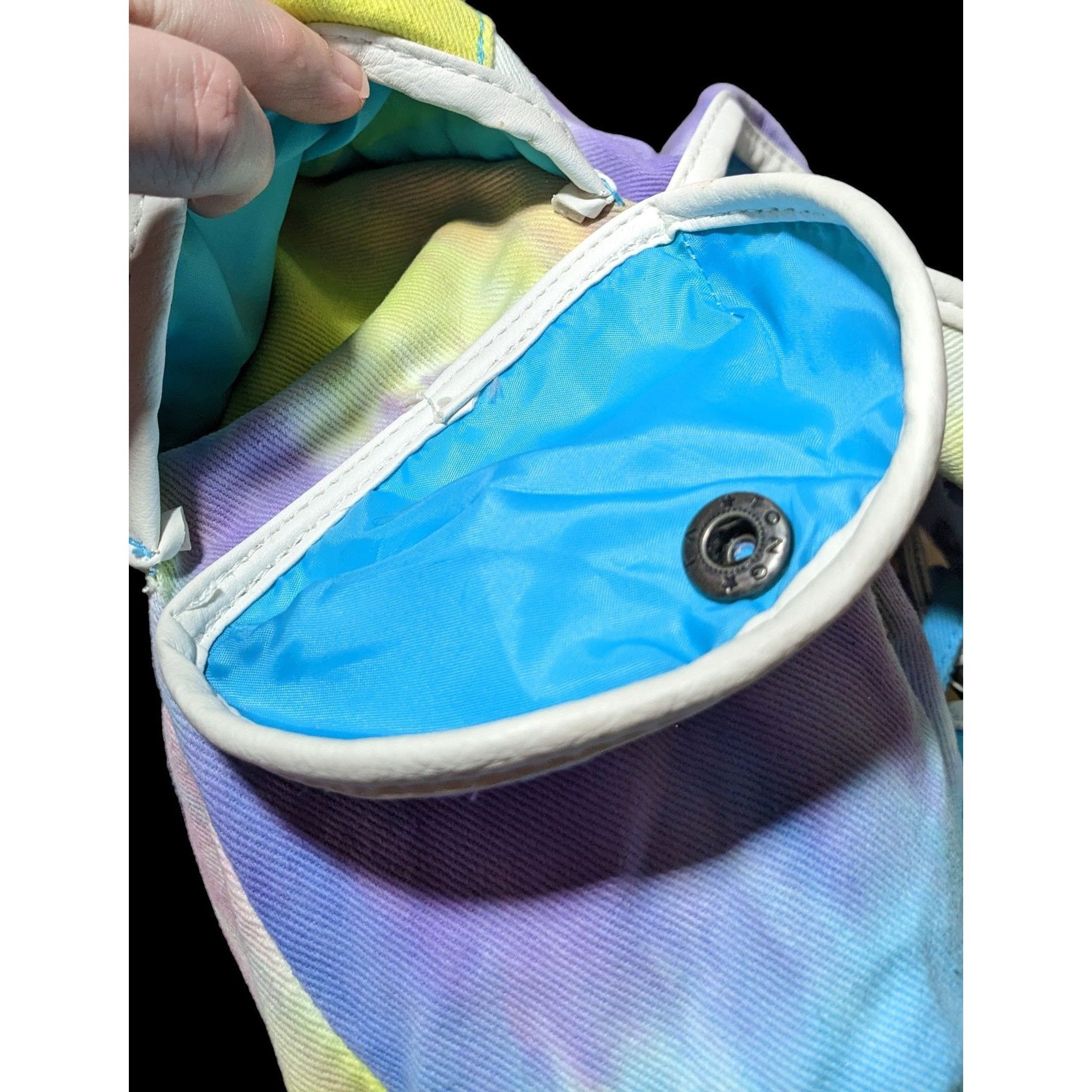 Other Candies Rainbow Tie Dye Glitter Strap Backpack Size ONE SIZE - 21 Thumbnail