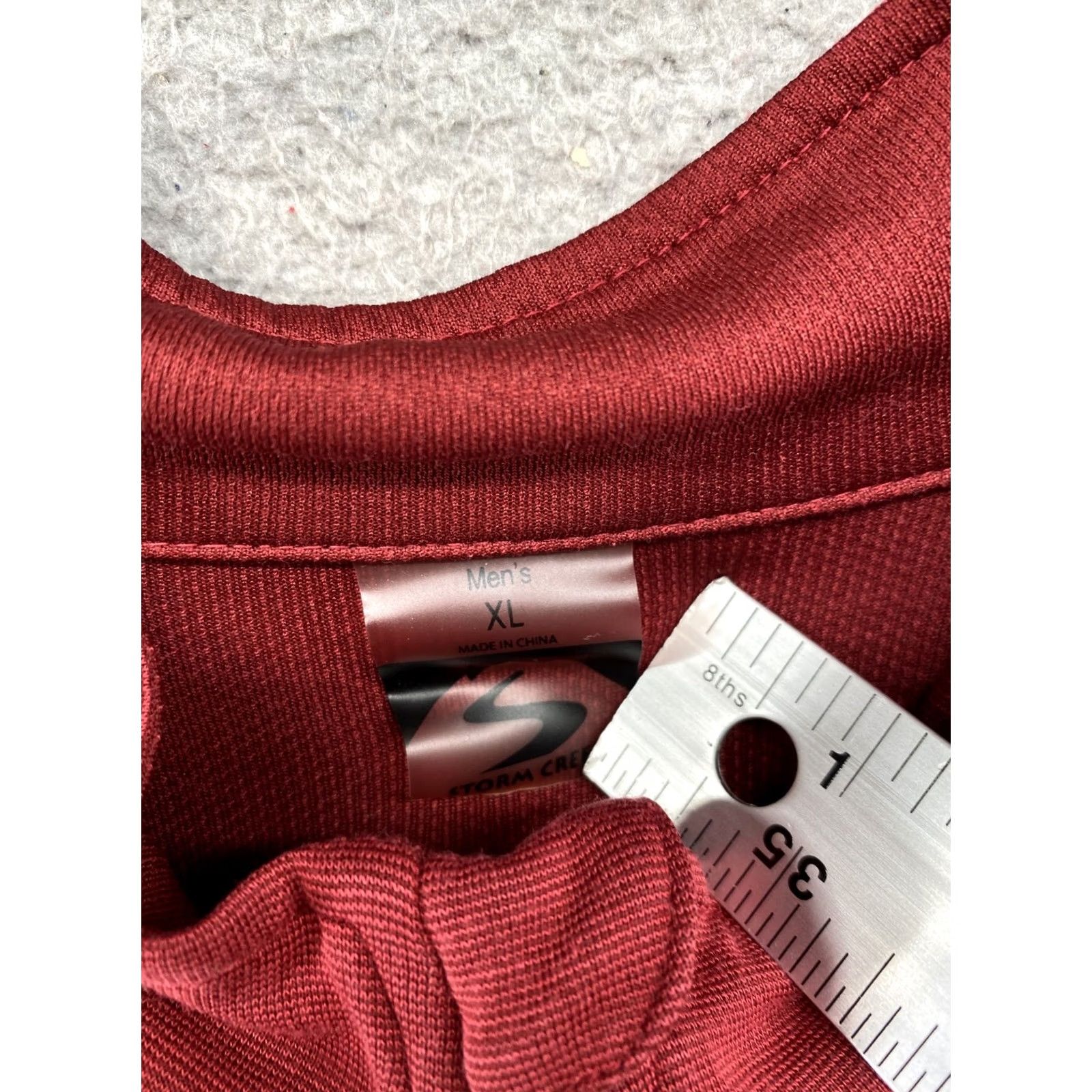 Vintage Storm Creek Minnesota Run Series 1/4 Zip Lightweight Jacket Red XL Men’s Jacket Size US XL / EU 56 / 4 - 3 Thumbnail