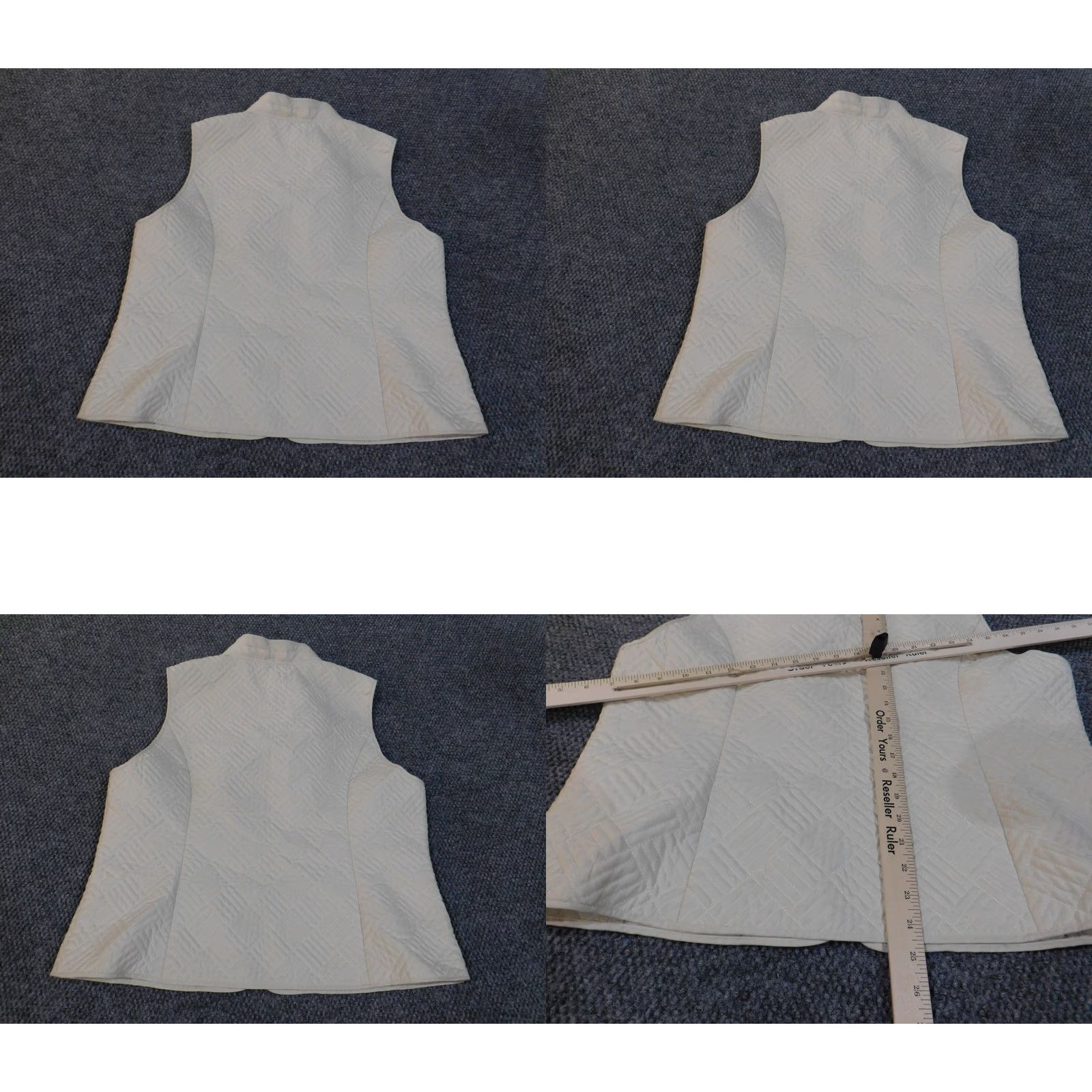 Ann Taylor Loft Vest XL Beige Sleeveless Jacket Womens Polyester Lined Outdoor Ann Taylor Loft Baggy Regular Solid Beige Vest Outdoor Womens XL Clothing Size XL / US 12-14 / IT 48-50 - 8 Thumbnail