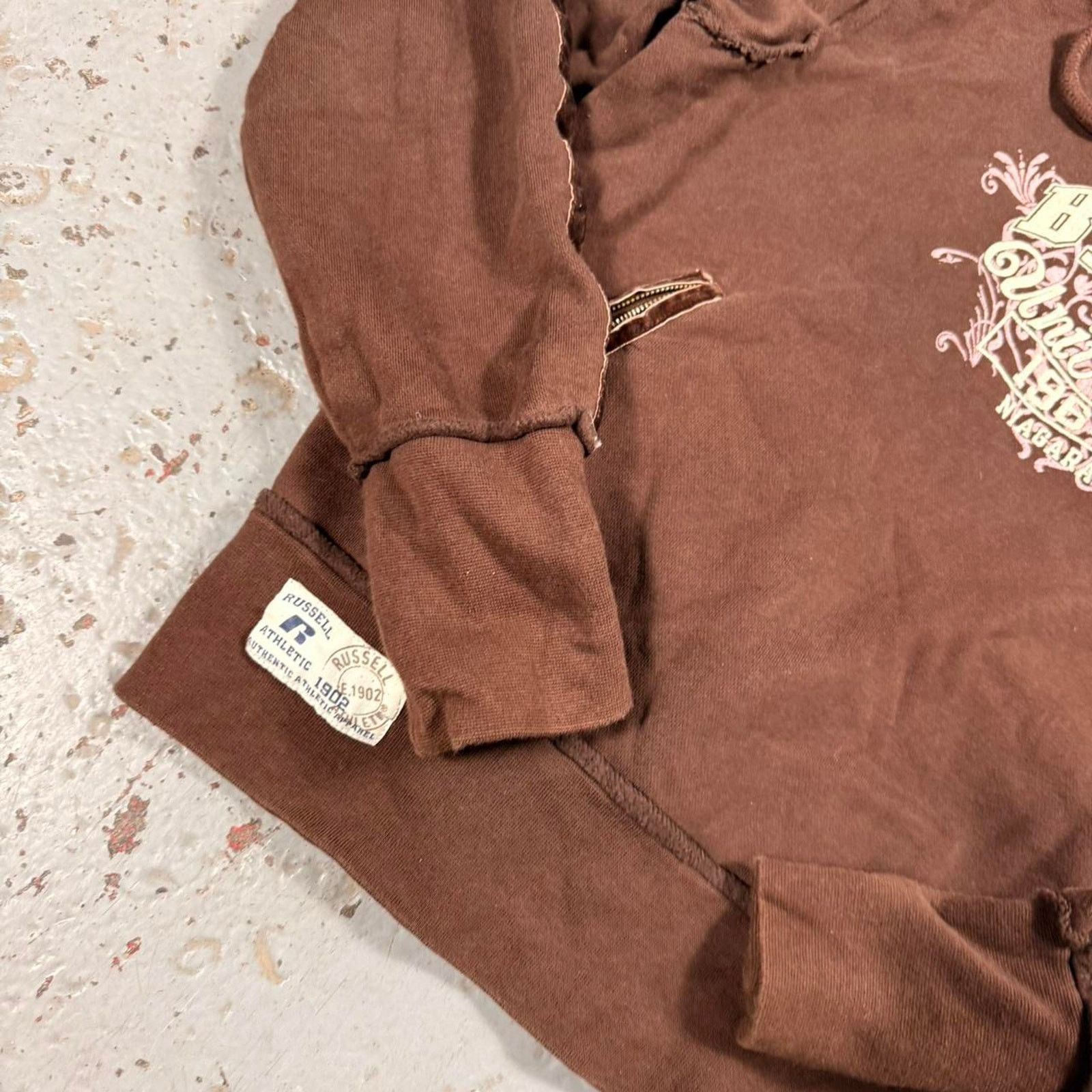 Russell Athletic Vintage brock u russells athletics Hoodie Size M / US 6-8 / IT 42-44 - 2 Thumbnail
