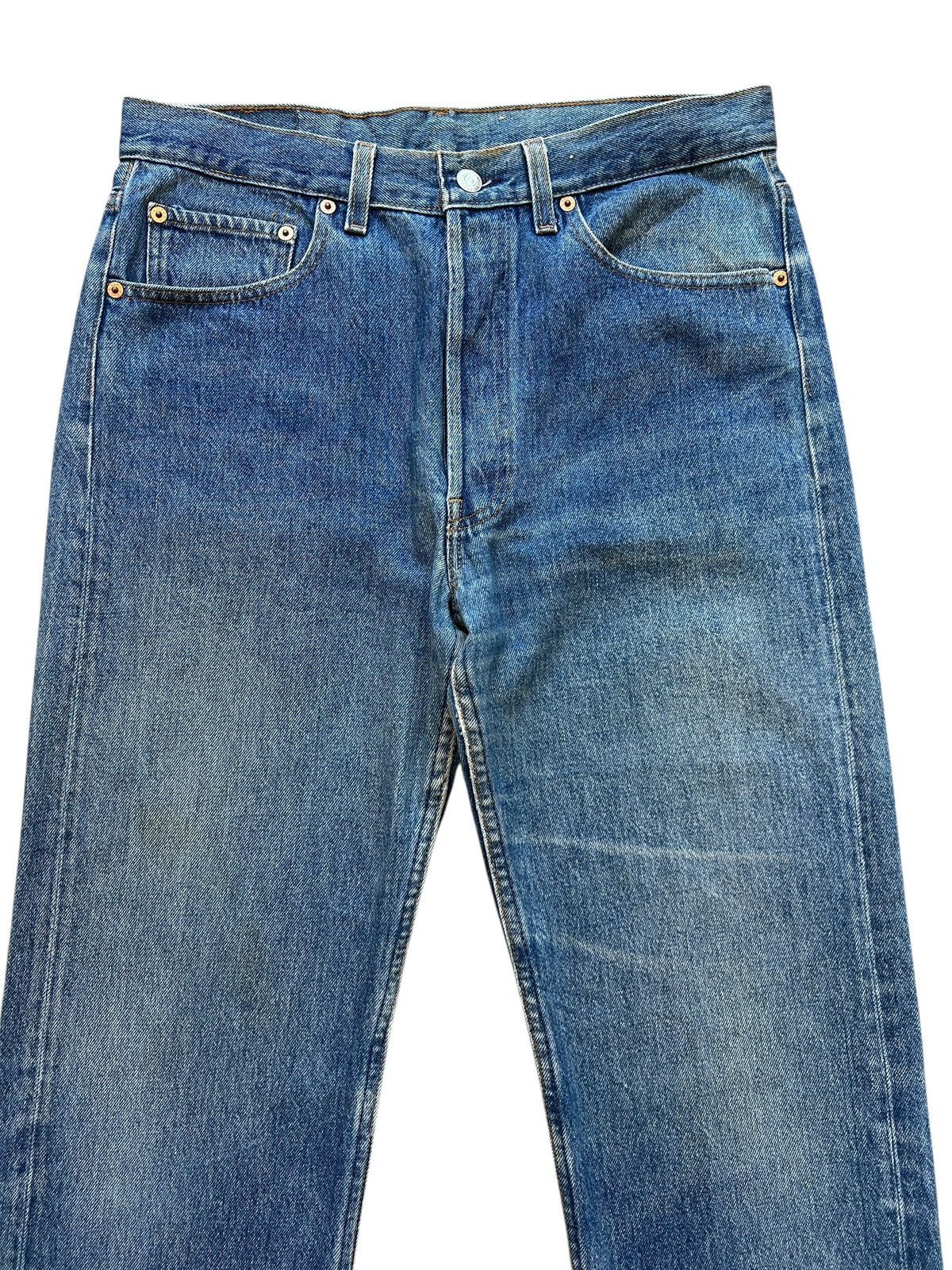 Levi's Vintage 90s Levis 501 Stonewash Usa Denim Jeans 32x31 Size US 32 / EU 48 - 4 Thumbnail