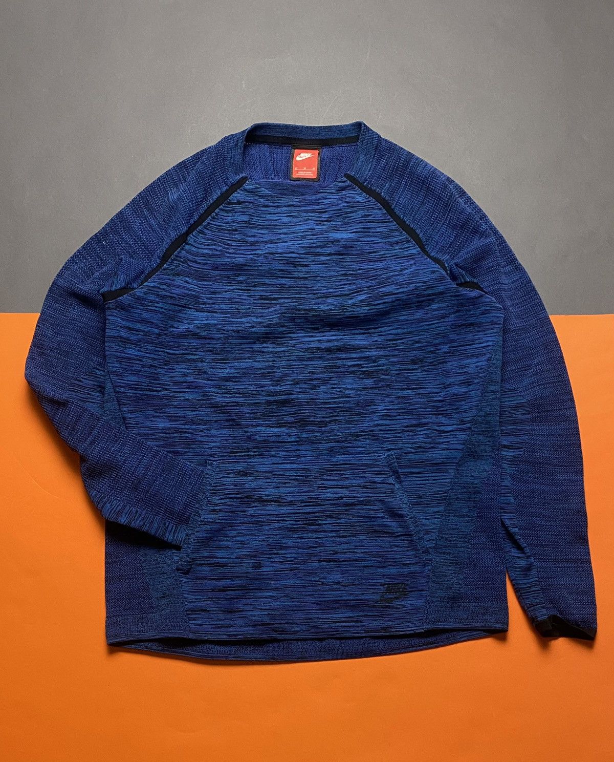 Nike Tech knit crew navy sweatshirts Tops