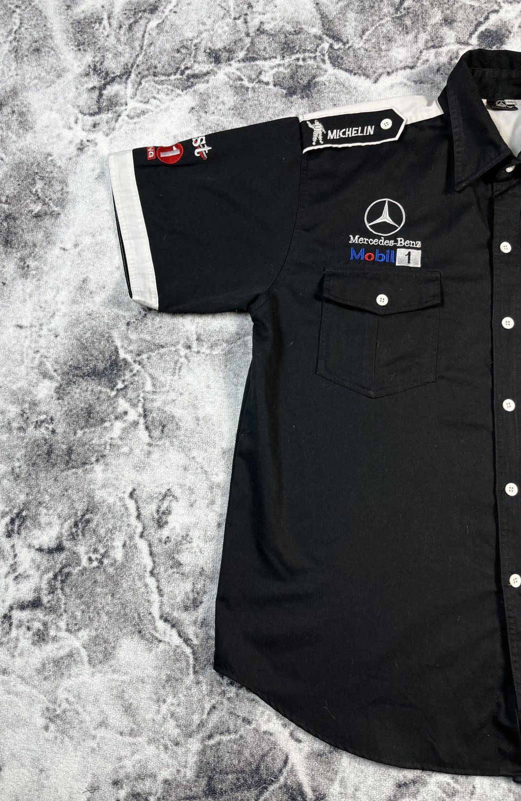 Mercedes-Benz Mercedes Benz West Racing Shirt F1 Vintage Y2K XXL Size US XXL / EU 58 / 5 - 3 Thumbnail