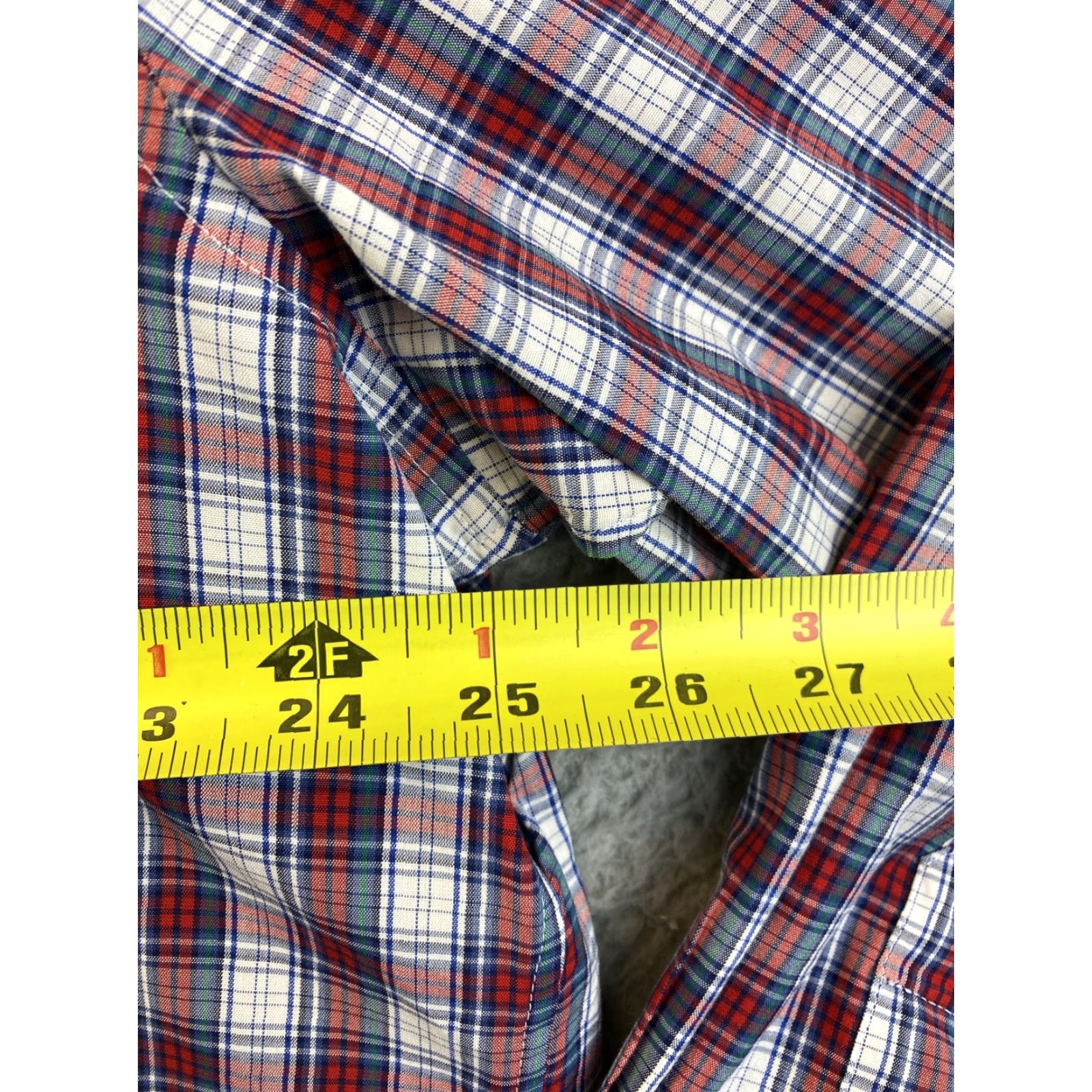 Vineyard Vines VINEYARD VINES Classic Fit Plaid Button-Up Shirt XL Burgundy Gingham Mens Size US XL / EU 56 / 4 - 6 Thumbnail