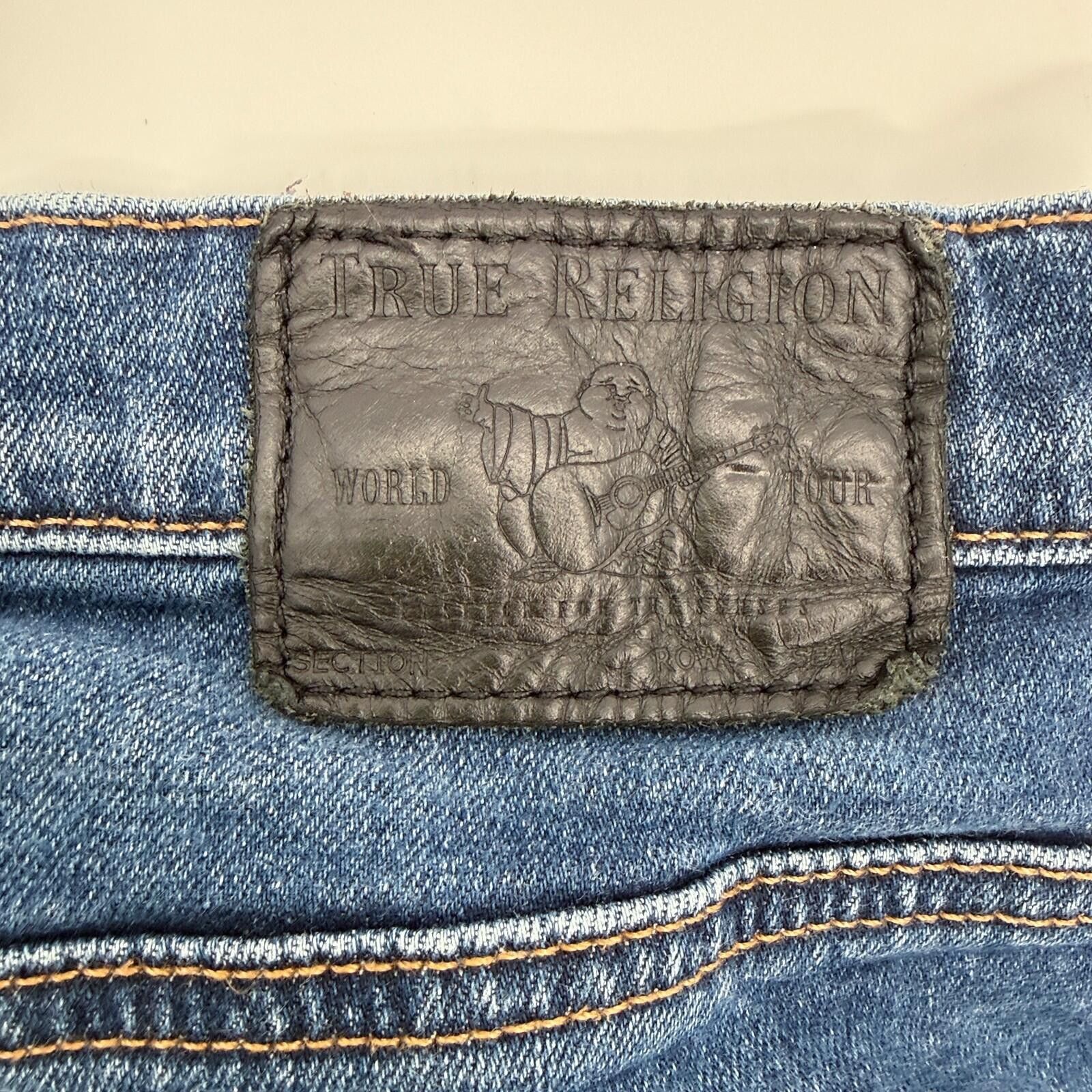 True Religion True Religion Caia Ultra High Rise Skinny Denim Women 33 Size 33" - 9 Thumbnail