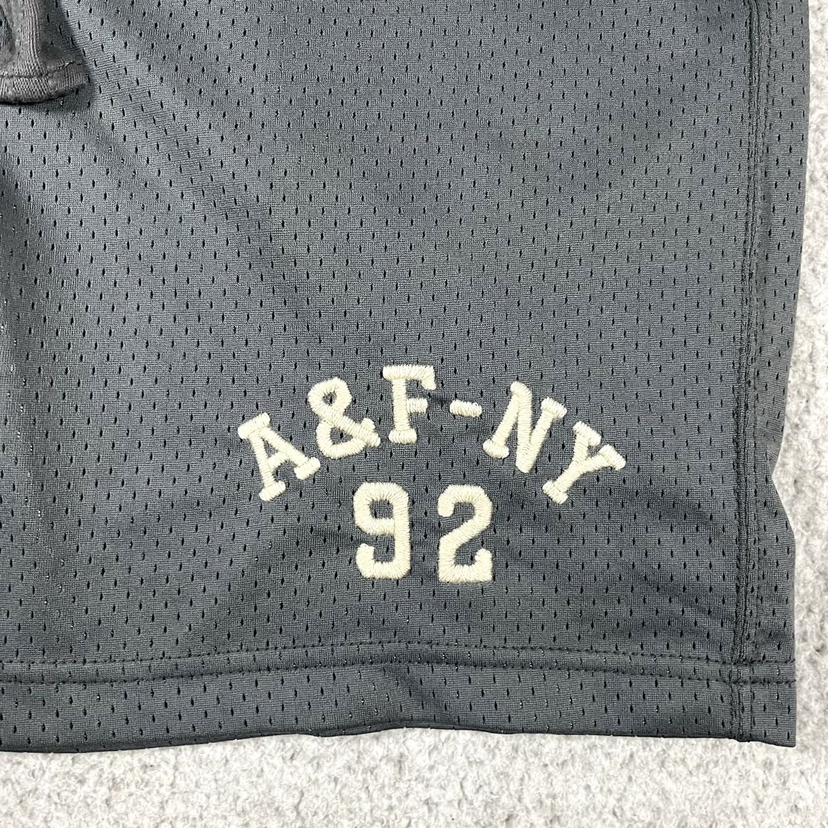 Abercrombie & Fitch Abercrombie & Fitch Shorts Mens XL Gray Basketball Athletic Gym Y2K Drawstring Size US 36 / EU 52 - 3 Thumbnail