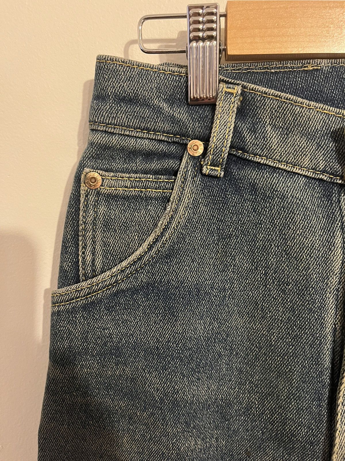 Japanese Brand × Lee Vintage 1960s Lee Jeans Distressed Women’s Size 25" / US 0 / IT 36 - 4 Thumbnail