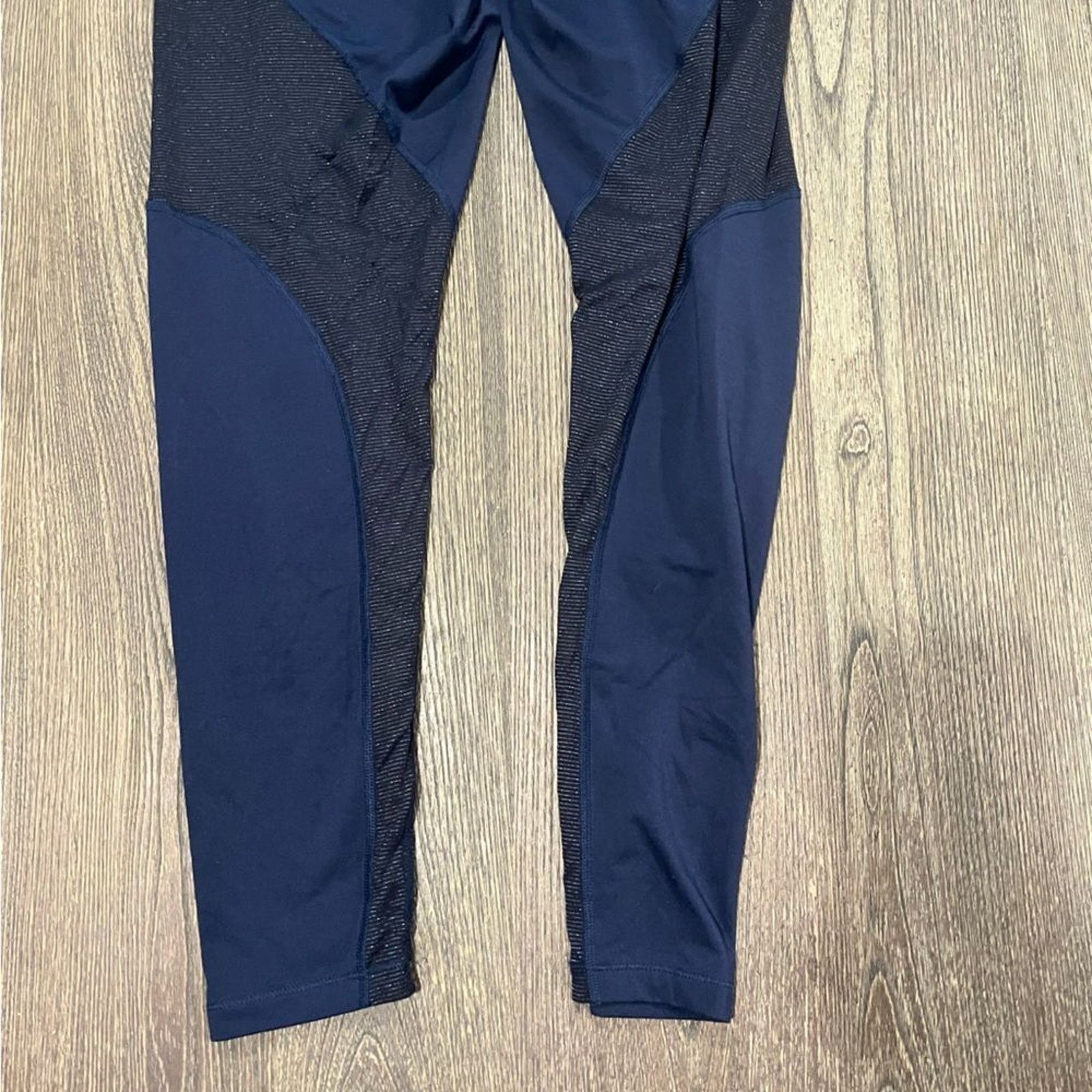 Nike Nike Pro Warm Dri-Fit 7/8 Training Leggings Obsidian Size M Size 27" / US 4 / IT 40 - 3 Thumbnail