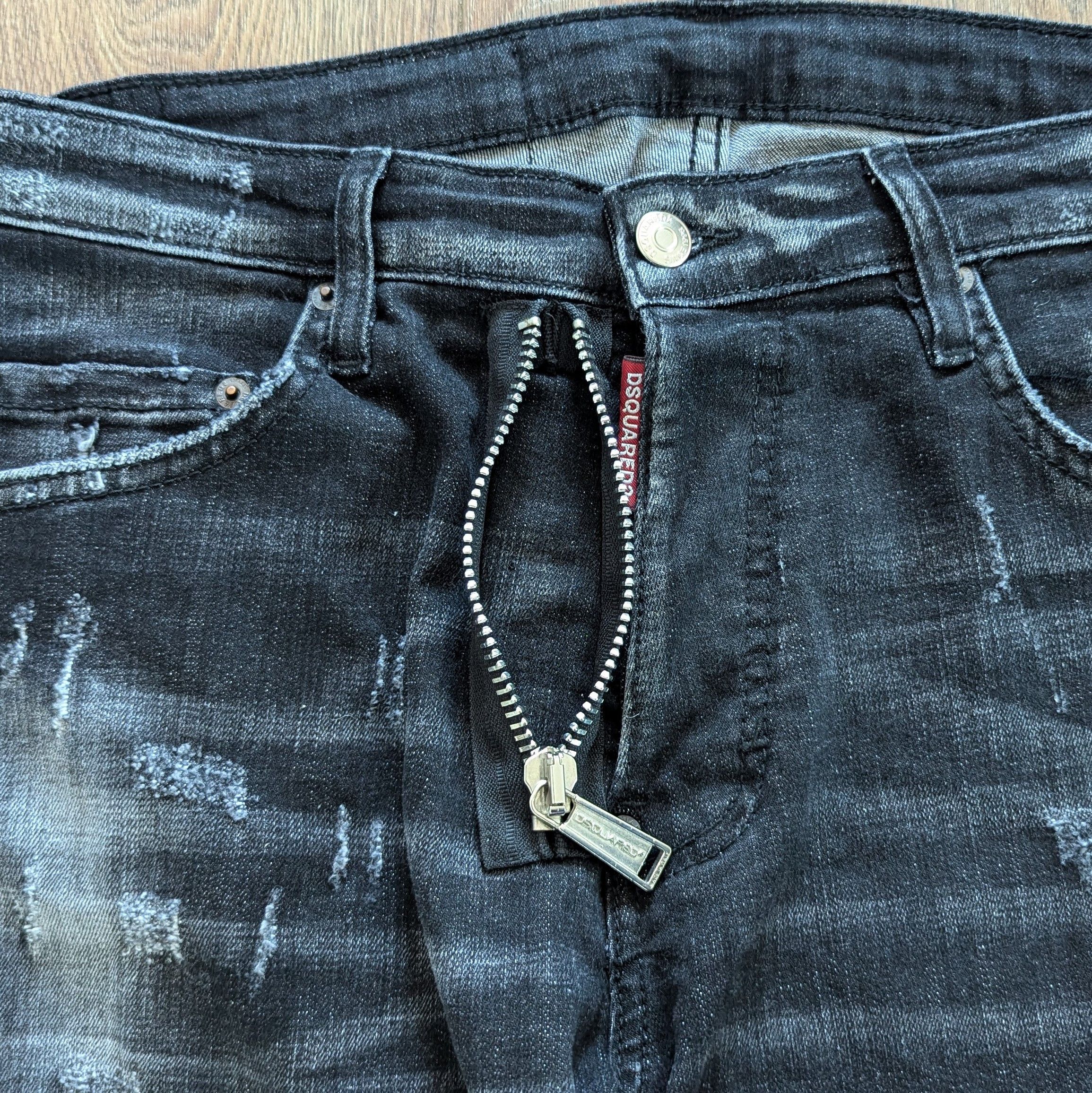 Dsquared2 Skater Jean 46 Black Made In Italy Luxury Brand - Bottoms