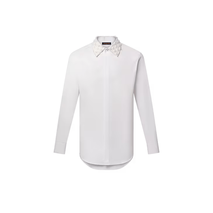 Louis Vuitton Embellished Collar Evening Shirt - 43 5L Size 44L - 1 Thumbnail