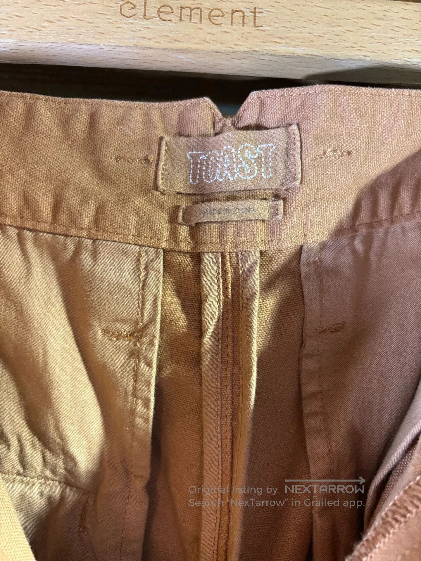MHI TOAST Plant Dyed Double Pleat Trousers. Size US 34 / EU 50 - 6 Thumbnail