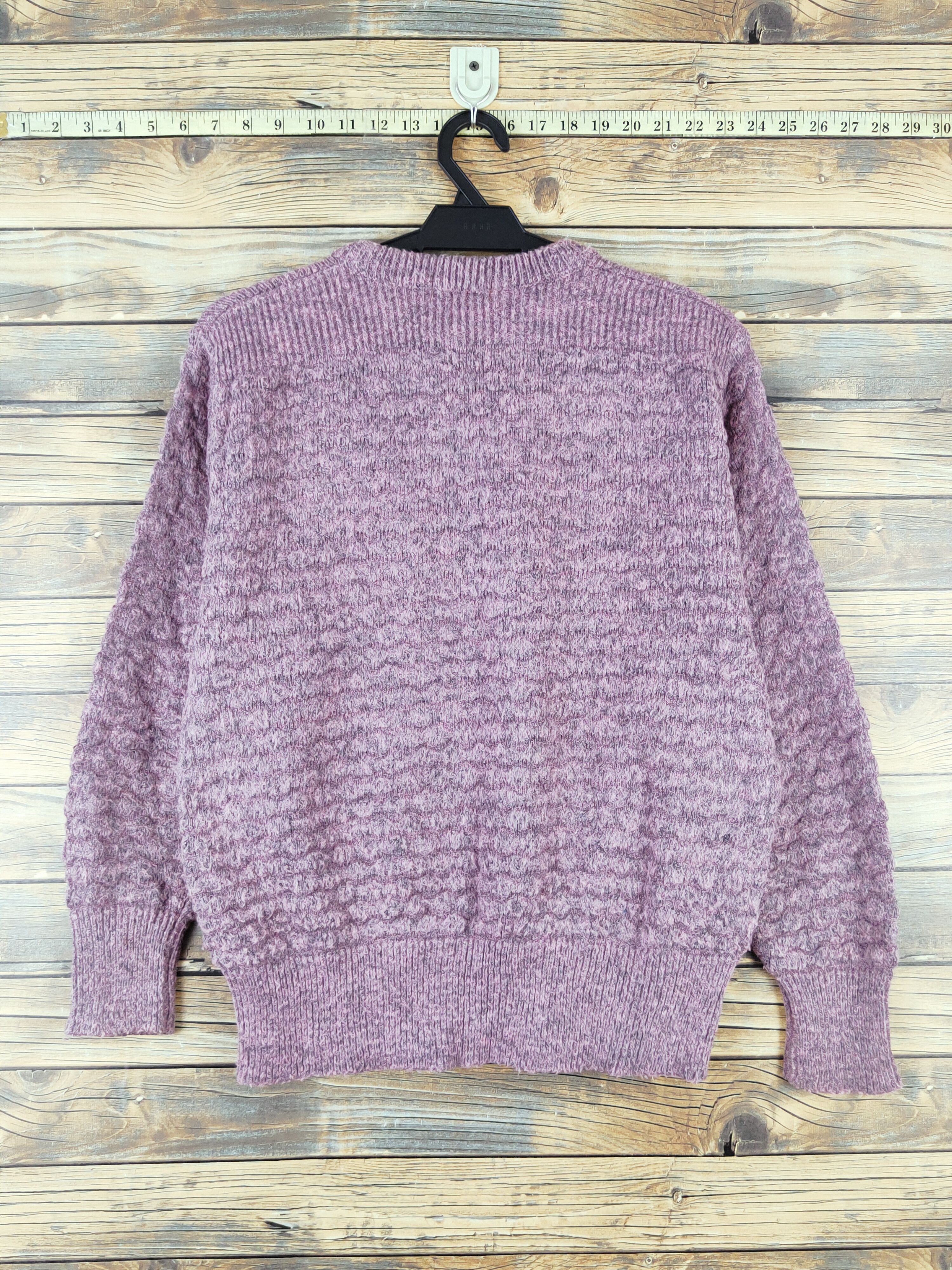Aran Isles Knitwear × Japanese Brand × New Look New Look vintage Pink Knitwear Sweatshirts #W998 Size US M / EU 48-50 / 2 - 7 Thumbnail