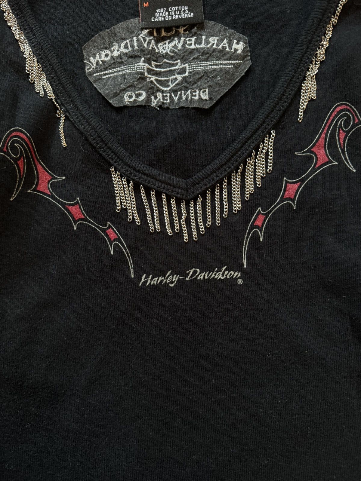 Harley Davidson 🇺🇸 Harley Davidson 2000s vintage made in USA longsleeve Y2K Size M / US 6-8 / IT 42-44 - 3 Thumbnail