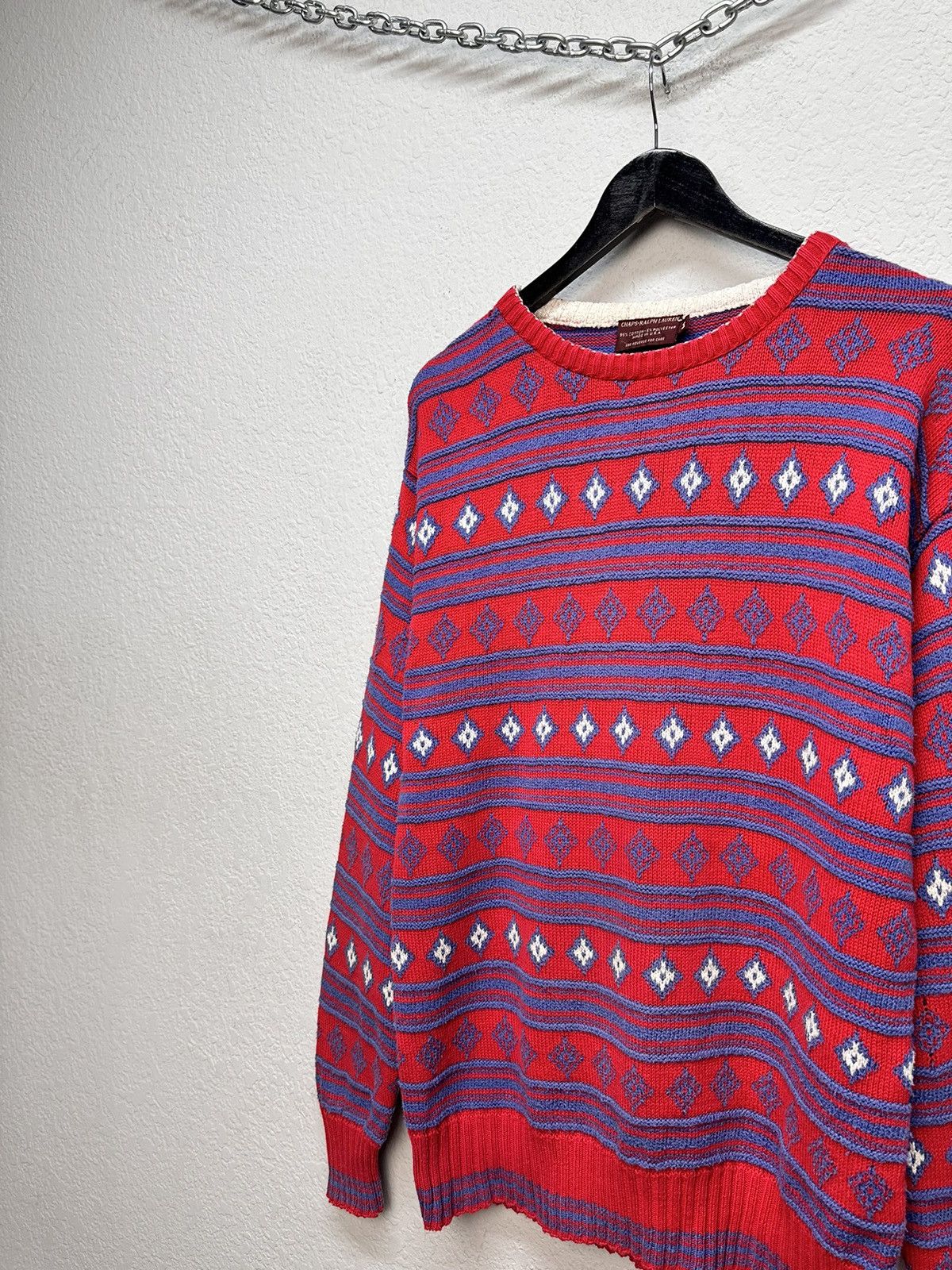 Chaps Ralph Lauren Ralph Lauren vintage knit sweater fair isle 90s preppy style Size US M / EU 48-50 / 2 - 3 Thumbnail