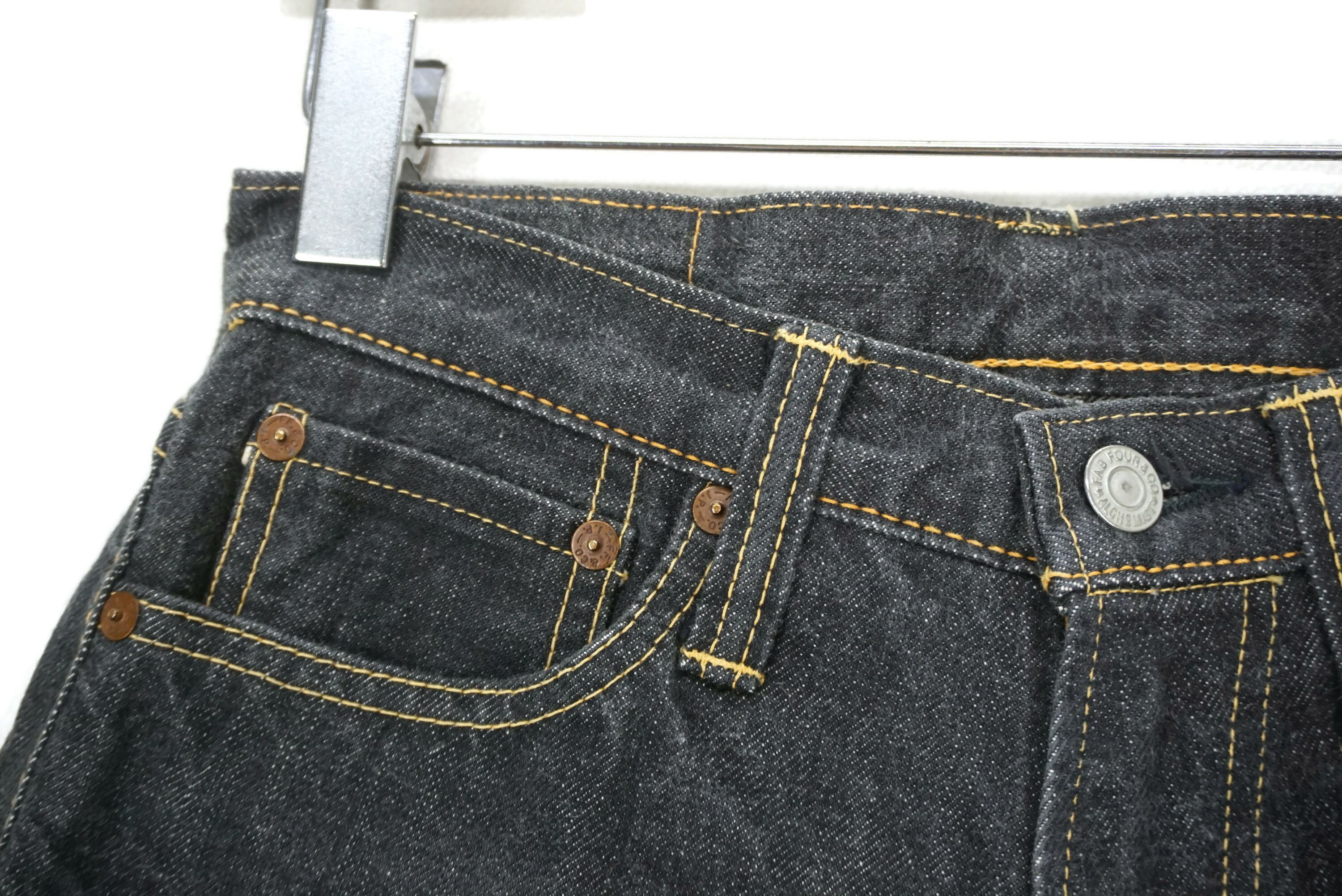 Japanese Brand Alchemist Jeans Size W27xL28.5 Lot 5508XX Bootcut Ankle Size 27" / US 4 / IT 40 - 4 Thumbnail