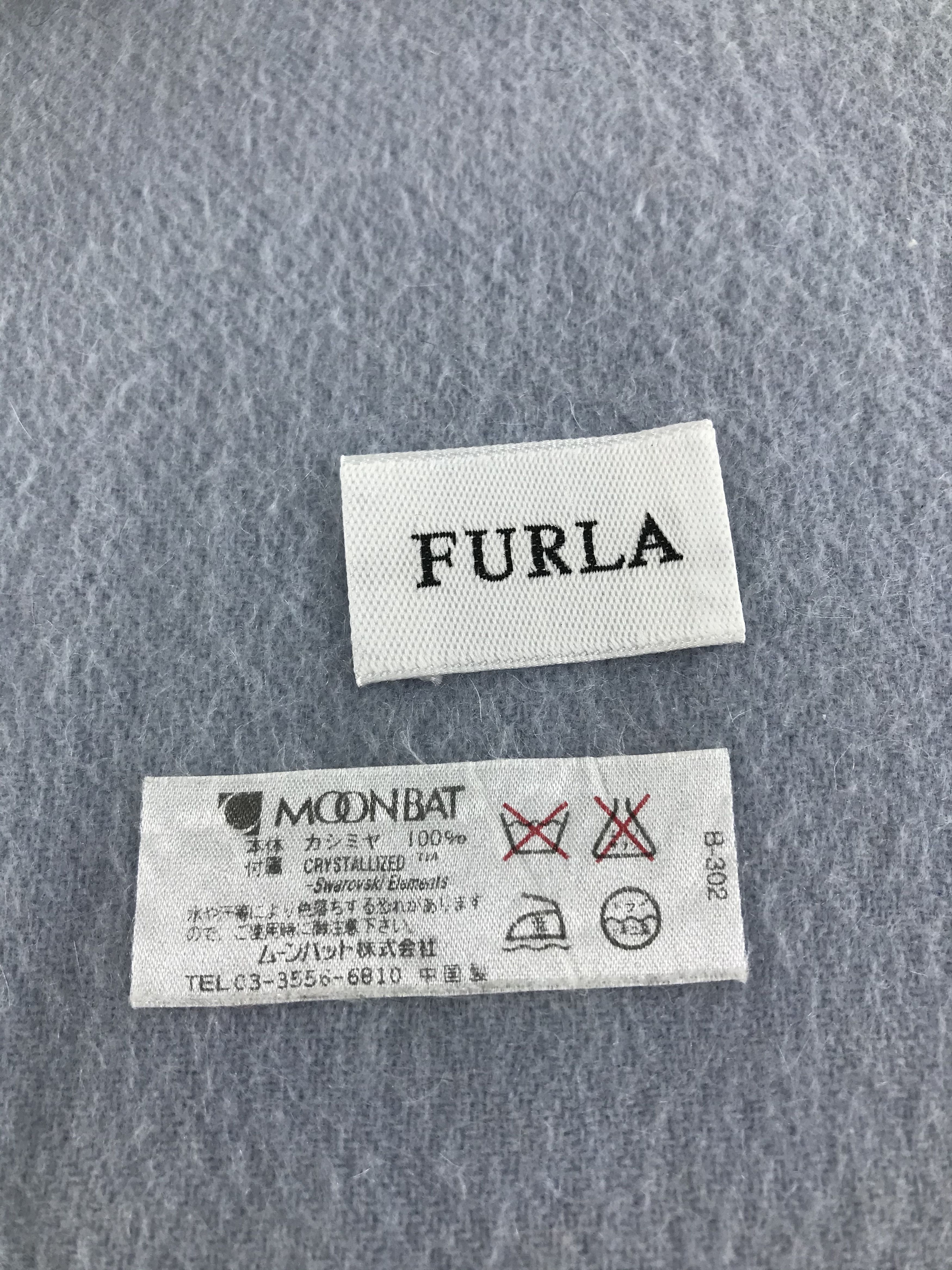 Furla Furla Cashmere Scarf Muffler Neck Wrap V383 Size ONE SIZE - 5 Thumbnail