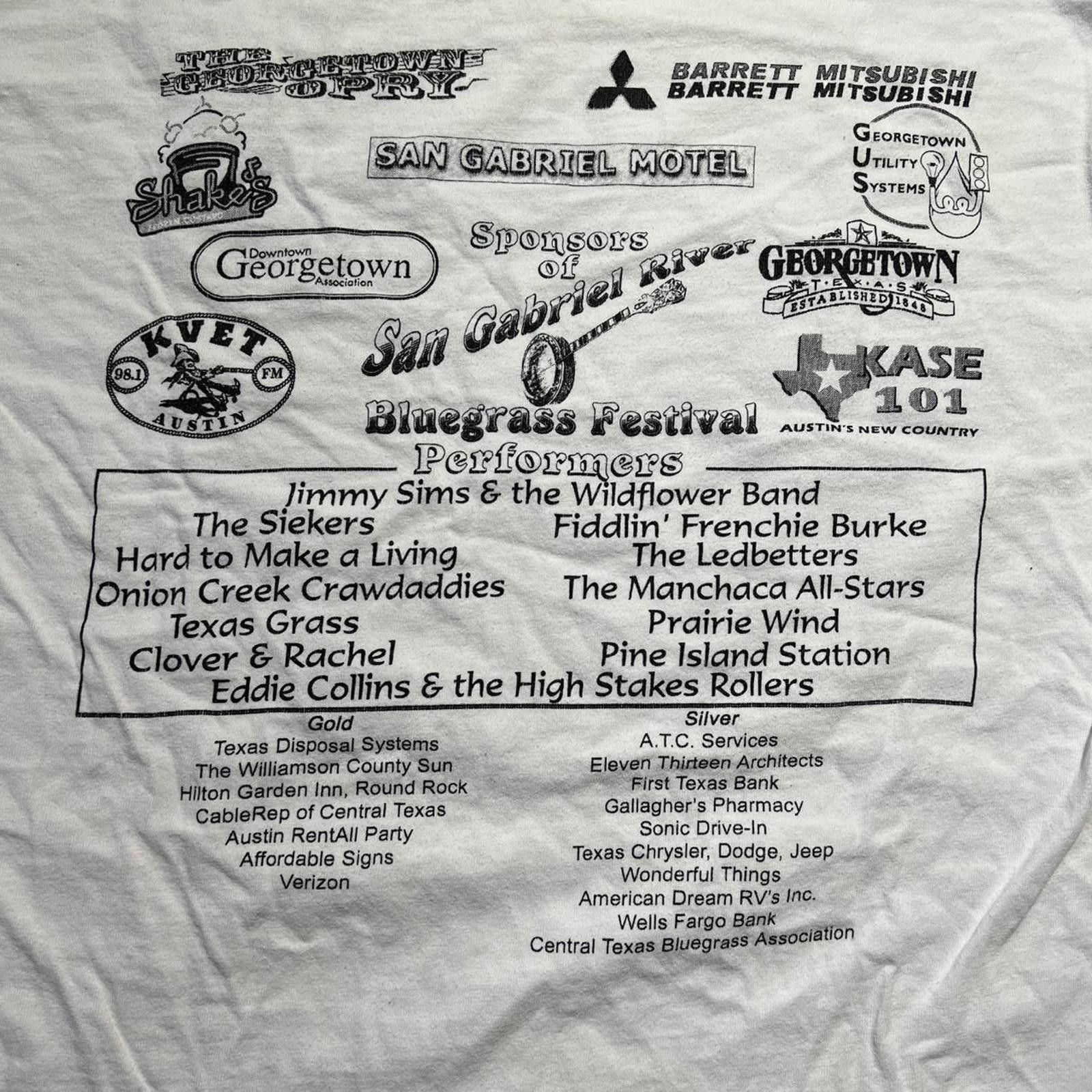 Gildan Vintage San Gabriel River Bluegrass Festival Size US M / EU 48-50 / 2 - 4 Thumbnail