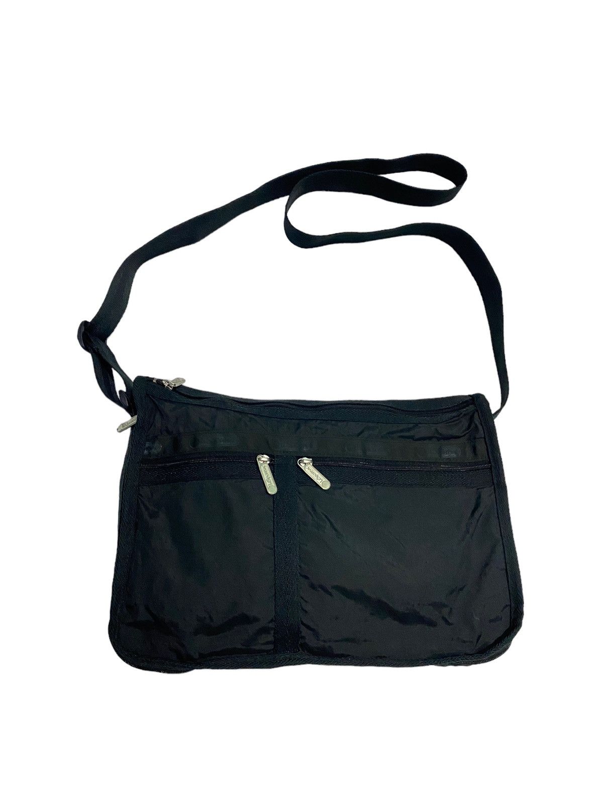 LeSportsac × Vintage Vintage Lesportsac Deluxe Shoulder Satchel Black Bag Size ONE SIZE - 1 Thumbnail