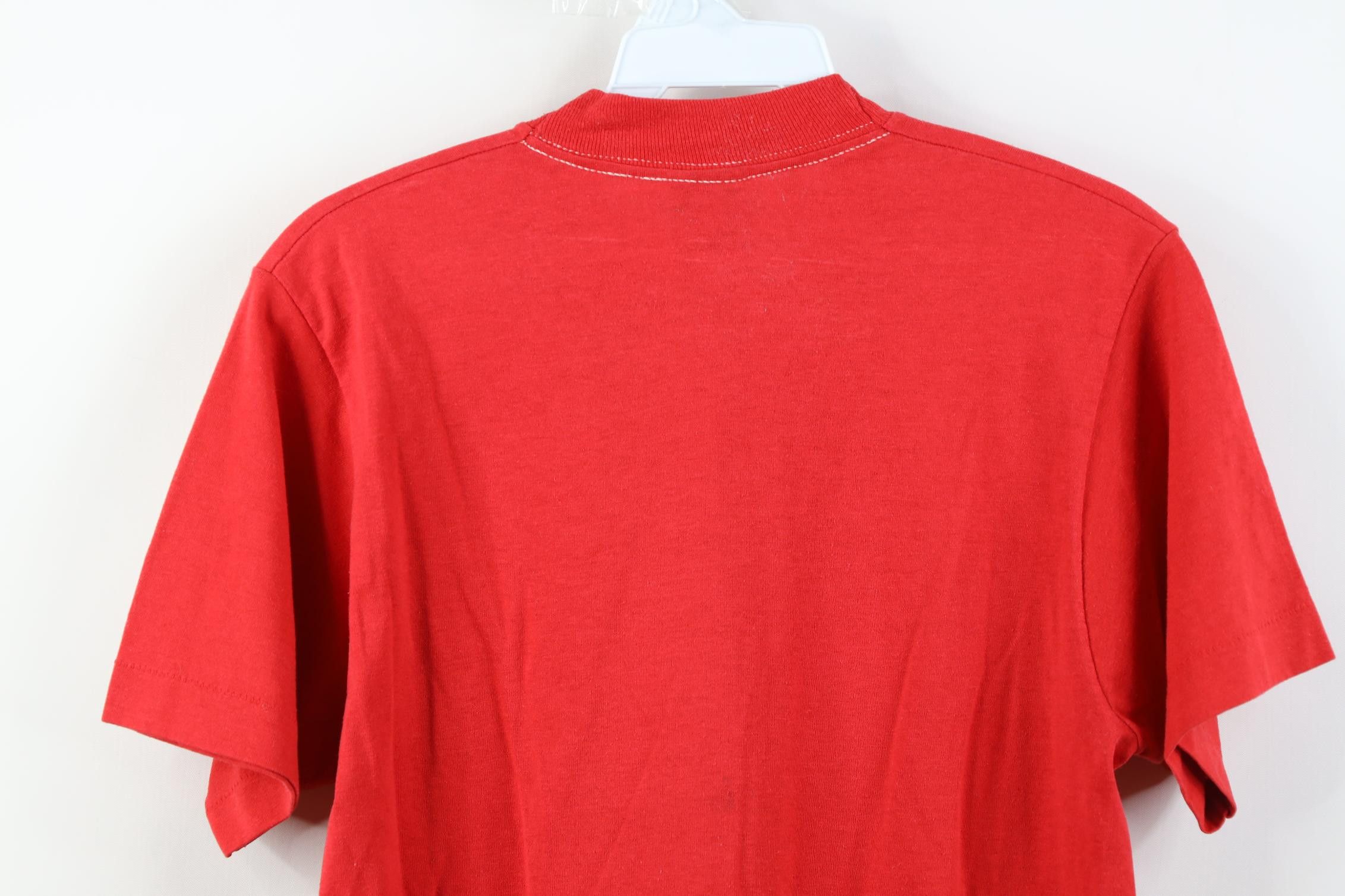 Vintage Vintage 80s 90s Streetwear Short Sleeve T-Shirt Red USA Size US M / EU 48-50 / 2 - 11 Thumbnail