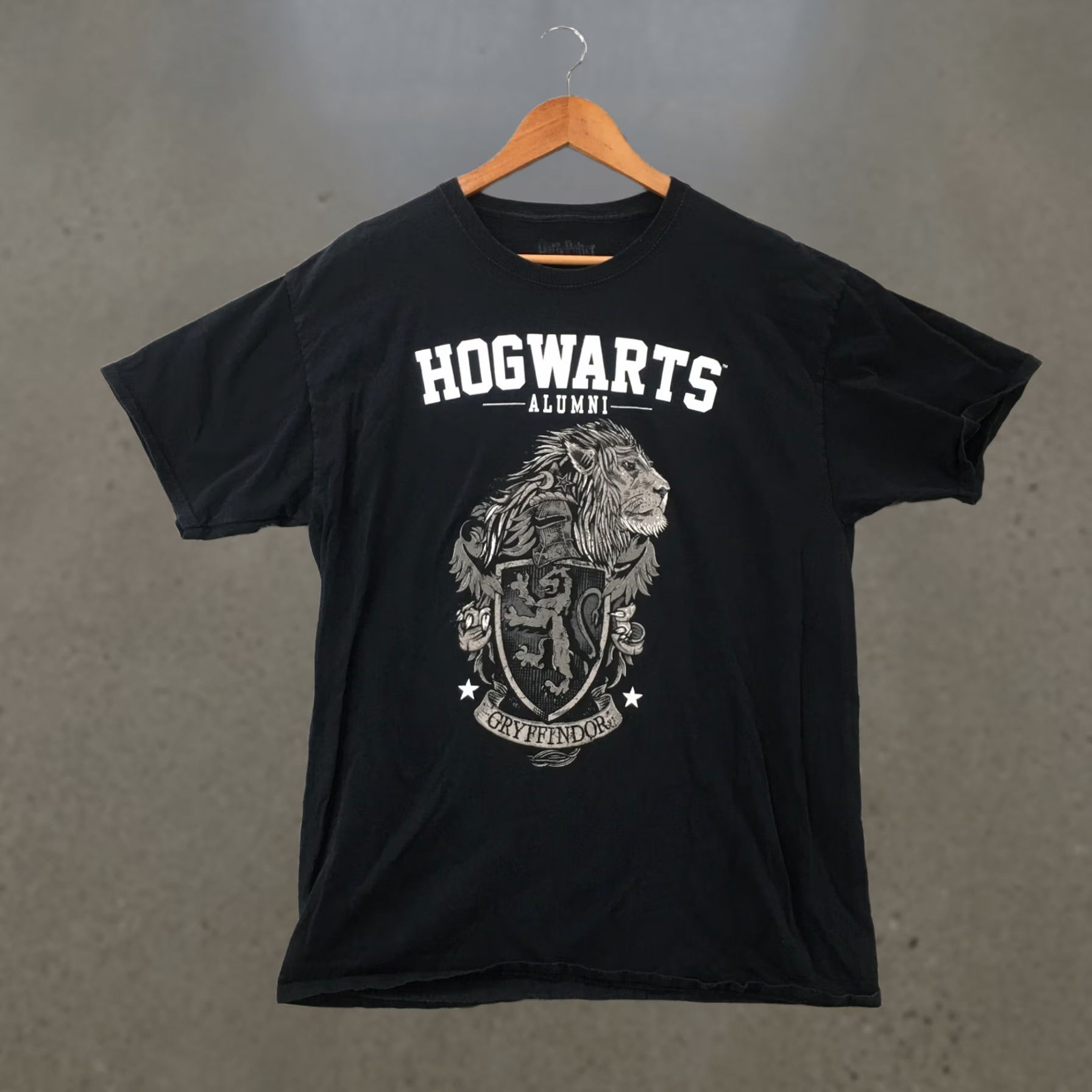 Vintage Harry Potter Hogwarts Gryffindor Tee Shirt Womens L Black Short Sleeves Size L / US 10 / IT 46 - 1 Thumbnail