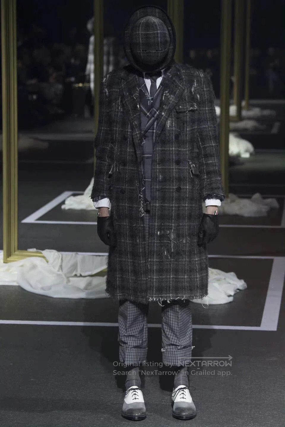 Thom Browne thom browne double-breasted coat in grey. Size US S / EU 44-46 / 1 - 1 Thumbnail