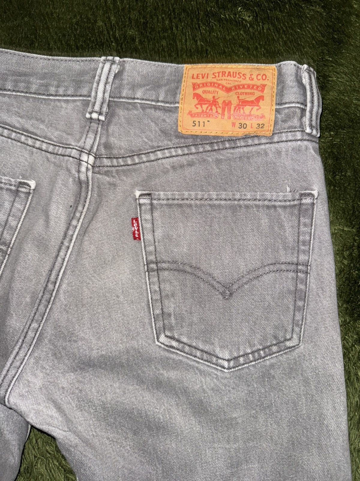 Levi's [W30/L32] LEVI’S 511 Cut-Off Vintage Washed Denim Shorts Size US 30 / EU 46 - 9 Thumbnail