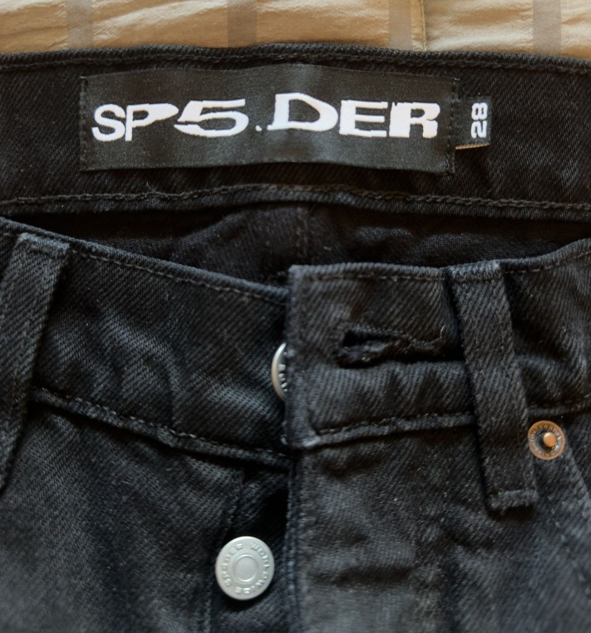 Sp5der Sp5der HEAVY WEB DENIM SHORT Size US 28 / EU 44 - 4 Thumbnail