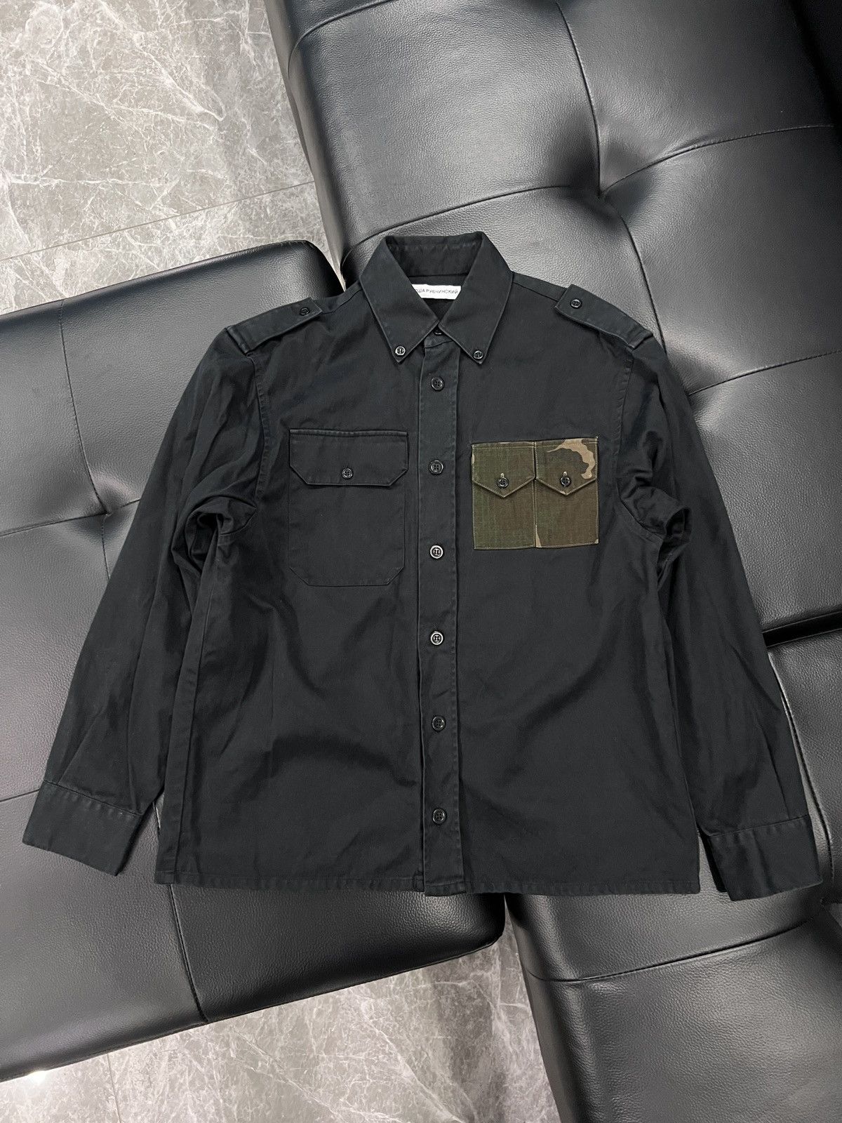 Gosha Rubchinskiy Gosha Rubchinskiy FW18 Camouflage Pocket Military Jacket Size US S / EU 44-46 / 1 - 1 Thumbnail