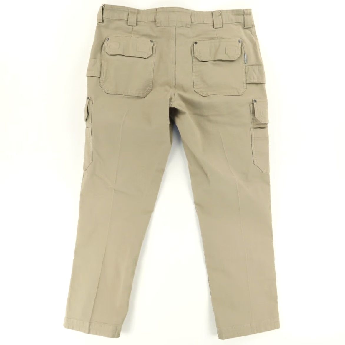 Duluth Trading Company Duluth Trading Flex Fire Hose Slim Cotton Canvas Cargo Pants Tan Men's 40 Size US 40 / EU 56 - 4 Thumbnail