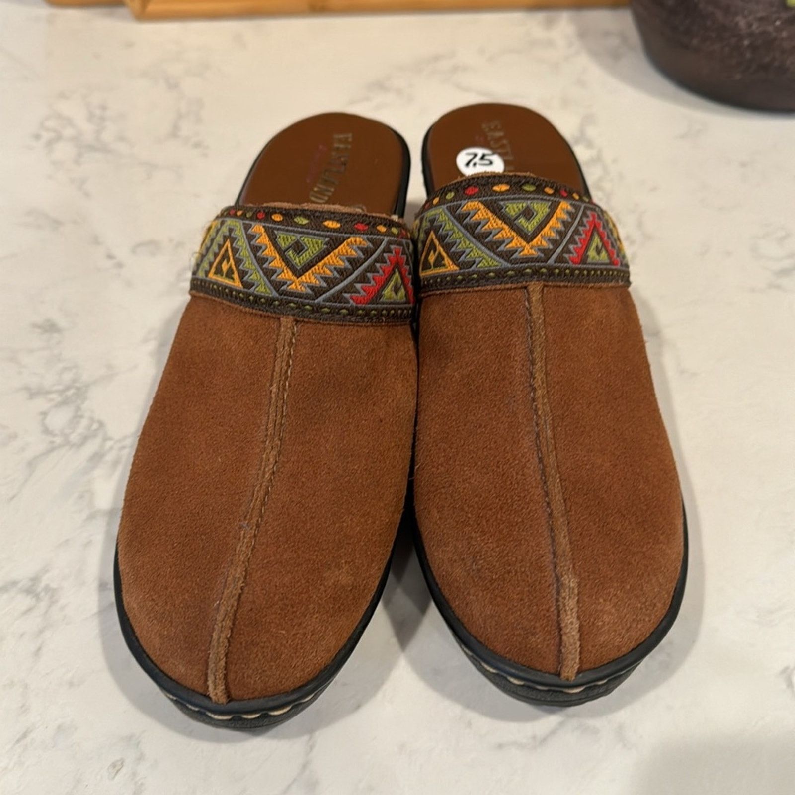 Eastland Eastland Vintage suede Clogs 90s southwestern mule size 7.5 Size US 7.5 / IT 37.5 - 3 Thumbnail
