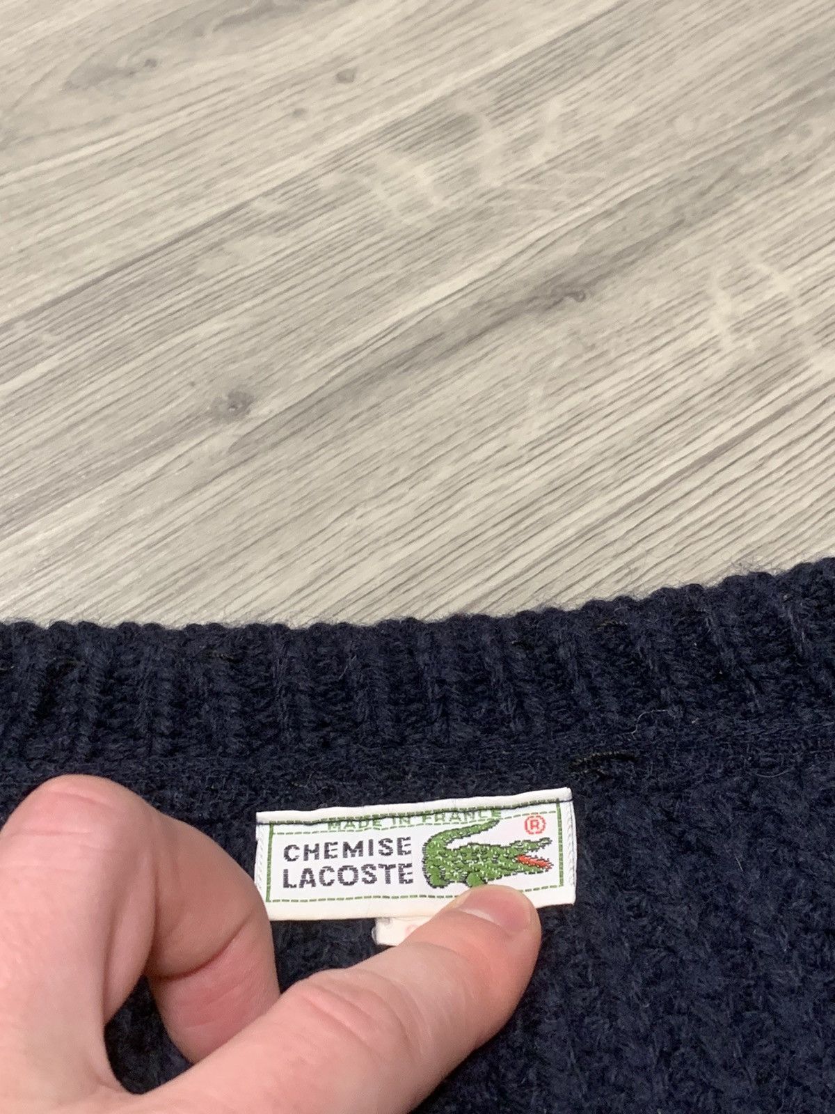 Lacoste Rare Vintage Lacoste 80s Club Crewneck Cardigan Sweater Size US XL / EU 56 / 4 - 7 Thumbnail