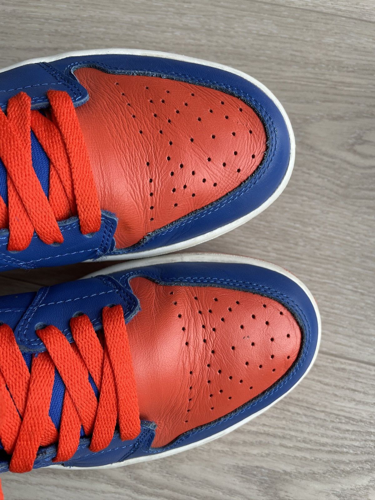 Jordan Brand Air Jordan 1 High Knicks NYK 42 8.5 Orange blue Size US 8.5 / EU 41-42 - 7 Thumbnail