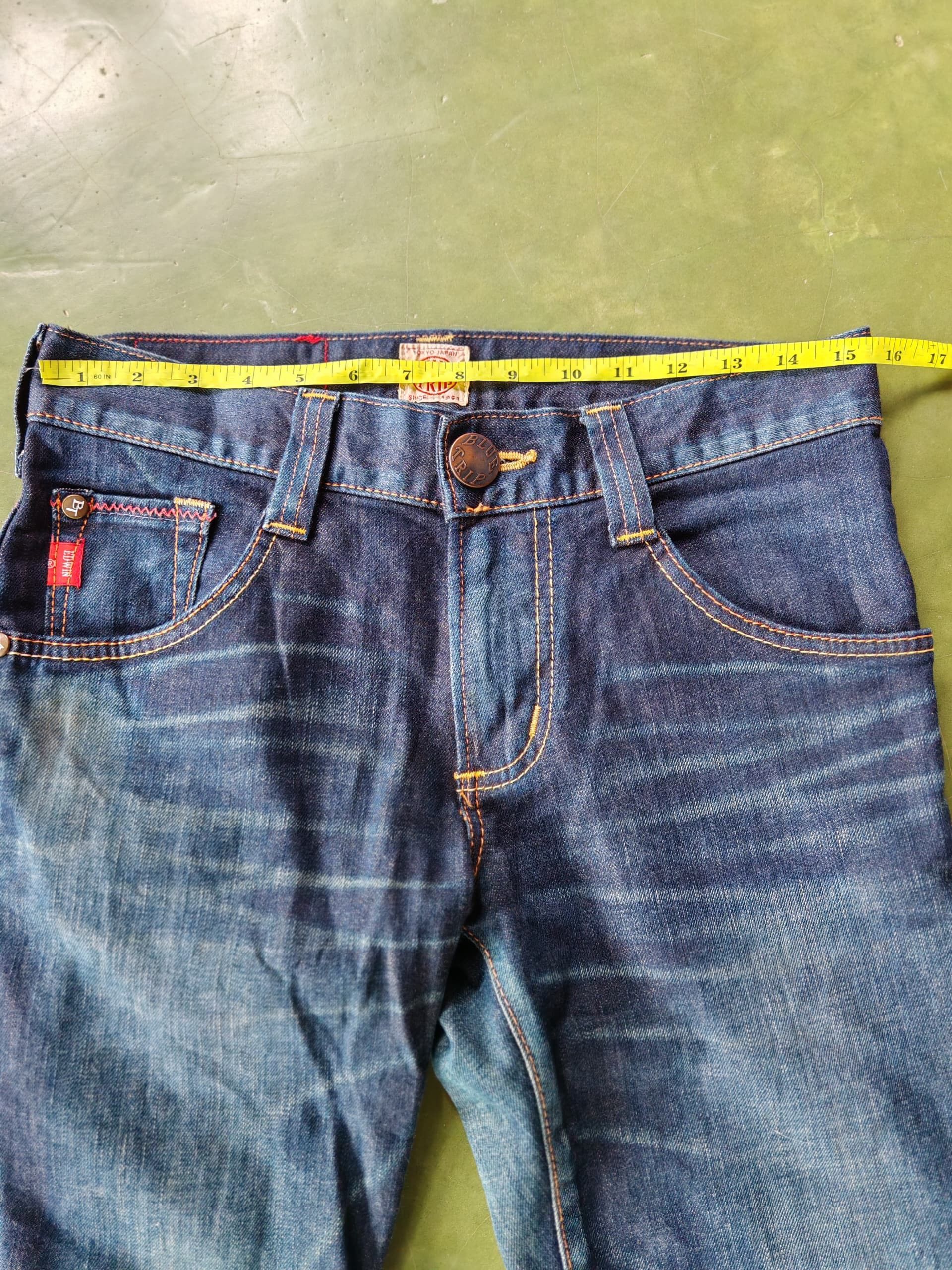 Edwin 🔥90s Style Flared Spiral Edwin Sick Mudwash Jeans Size US 29 - 15 Thumbnail