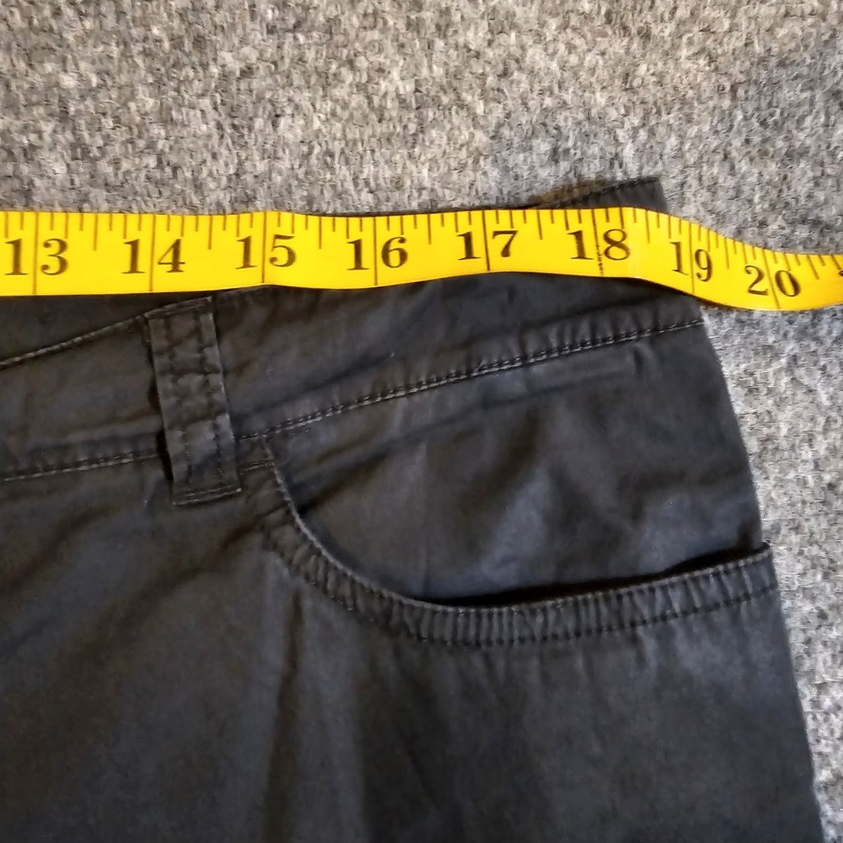 Eileen Fisher Eileen Fisher Pants Womens L Black Capri Zippered Stretch Casual Capris Size 36" / US 14 / IT 50 - 5 Thumbnail