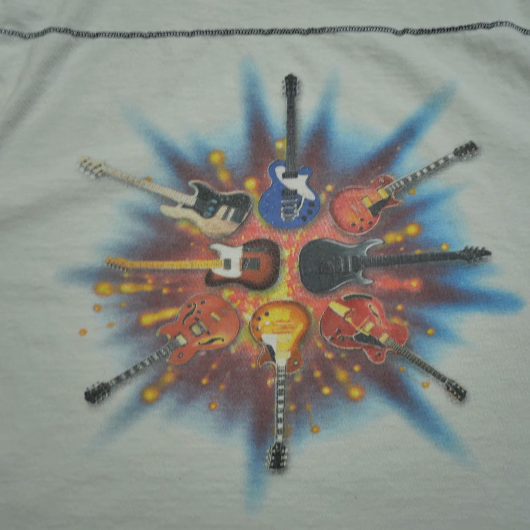 Vintage VINTAGE No Boundaries Tank Top Mens XL White Guitar Art Distressed Y2K 90s Tank Top Mens XL White Guitar Art Distressed Y2K 90s Size US XL / EU 56 / 4 - 2 Thumbnail